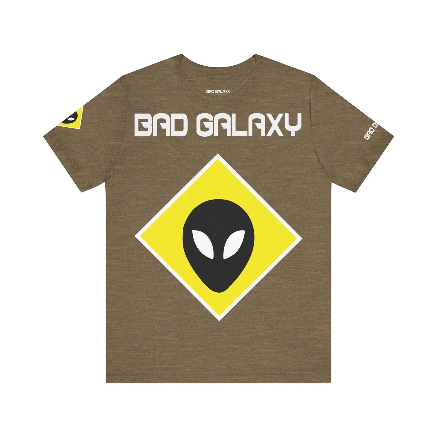 Tee Shirt With Alien From Bad Galaxy Lightweight 100 Percent Cotton Eco Friendly Inks Free Shipping