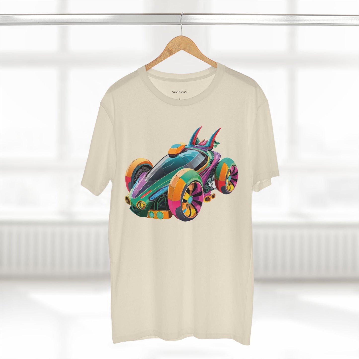 Car Graphic Unisex 100 Cotton Staple Tee 22