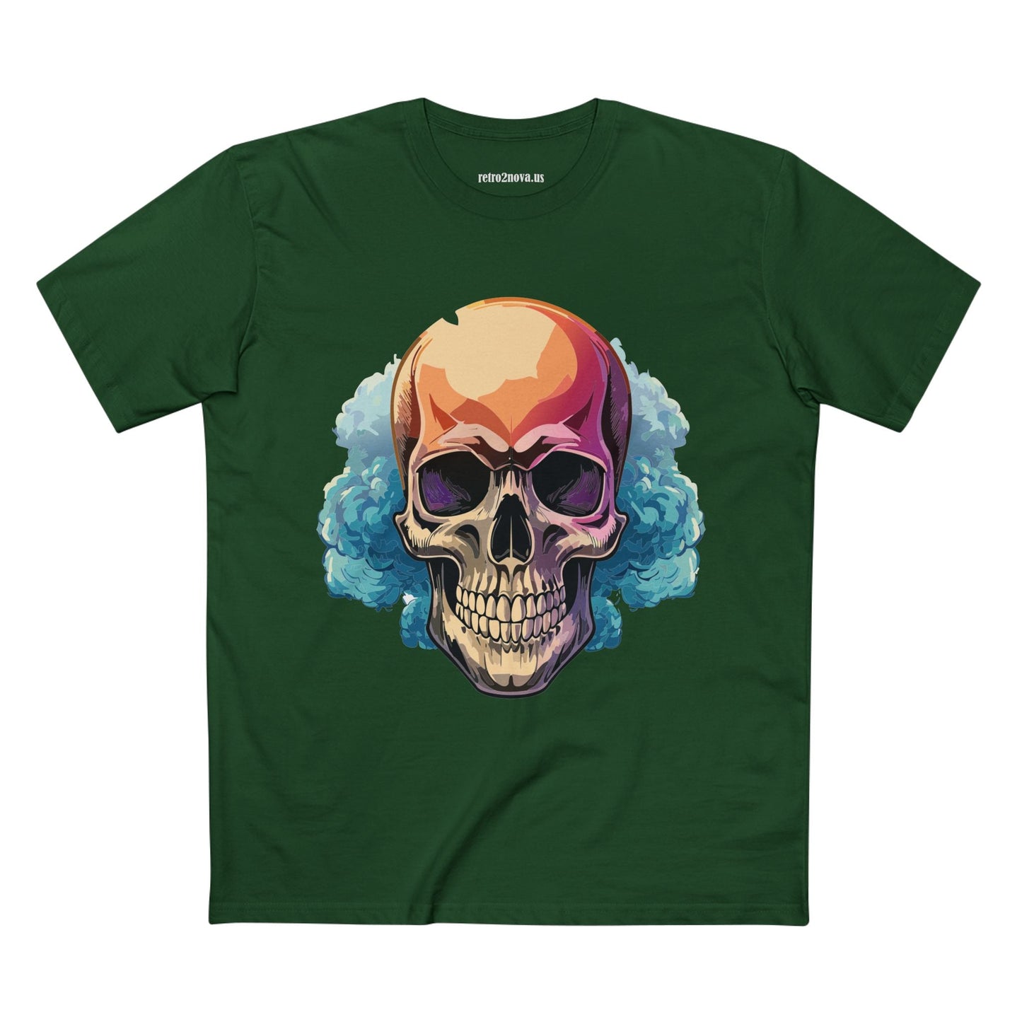 Skull Shirt Skeleton Shirt Unisex Premium Cotton Art Tee From Retro2Nova Original Art Design