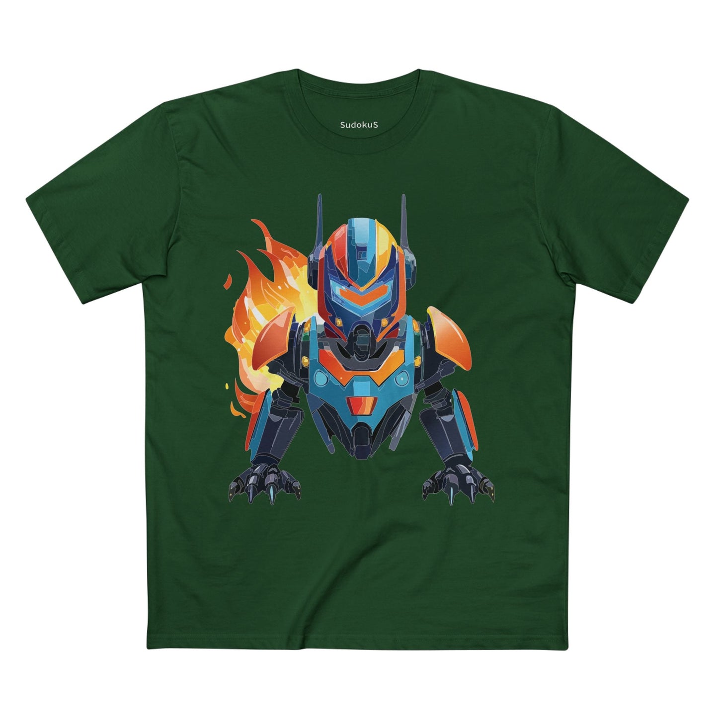 Cyborg Robot Graphic Unisex 100 Cotton Staple Tee 11