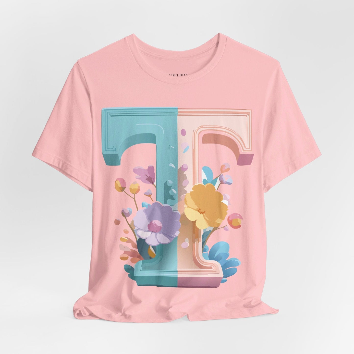 Adelpha Graphic Tee Unisex Short Sleeve Letter Shirt Featuring Vintage Inspired Artwork