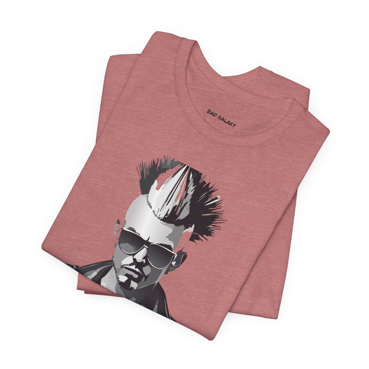 Punk Rock Graphic Unisex Cotton Bella+Canvas Tee with Art Design b34