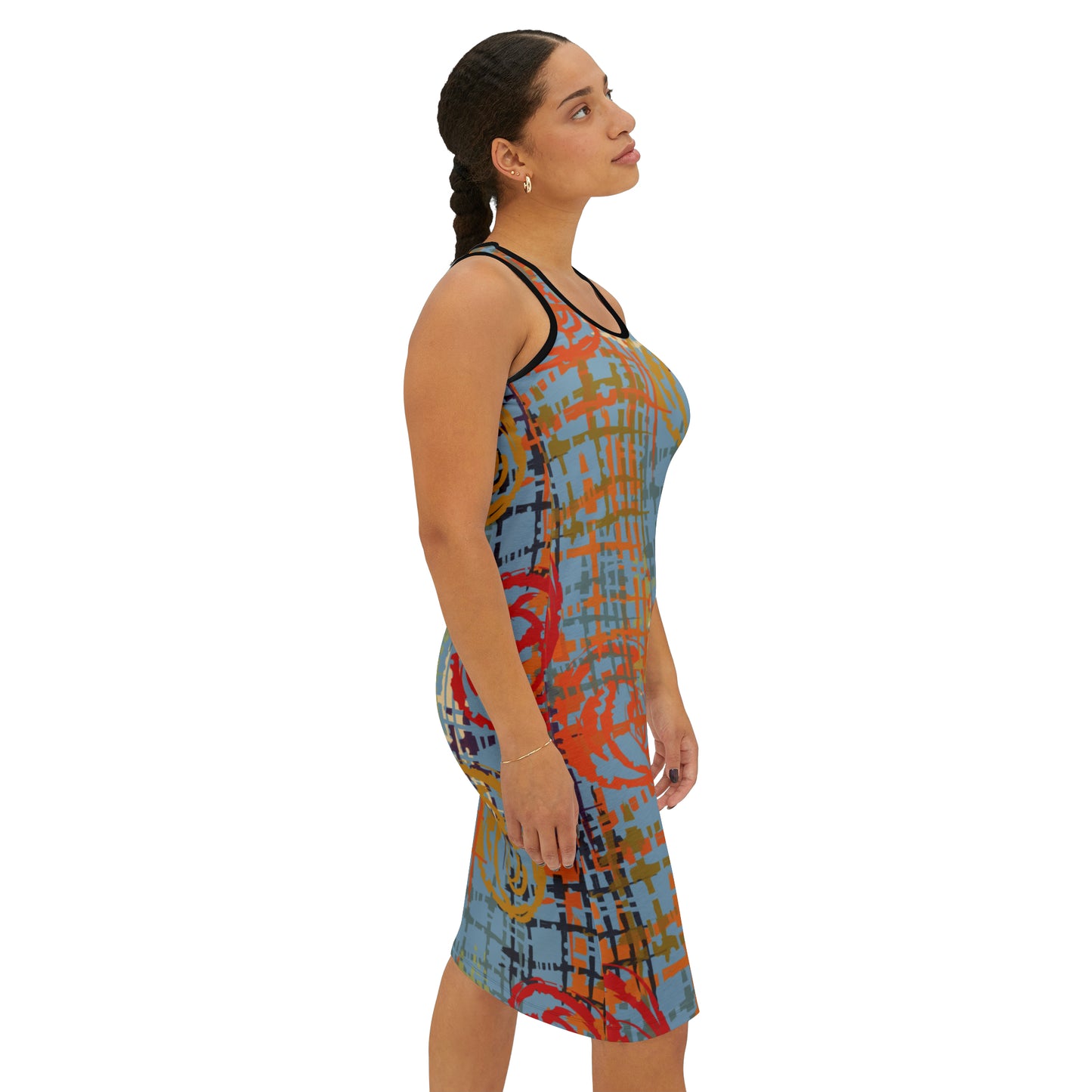 Summer Dress with Abstract prints