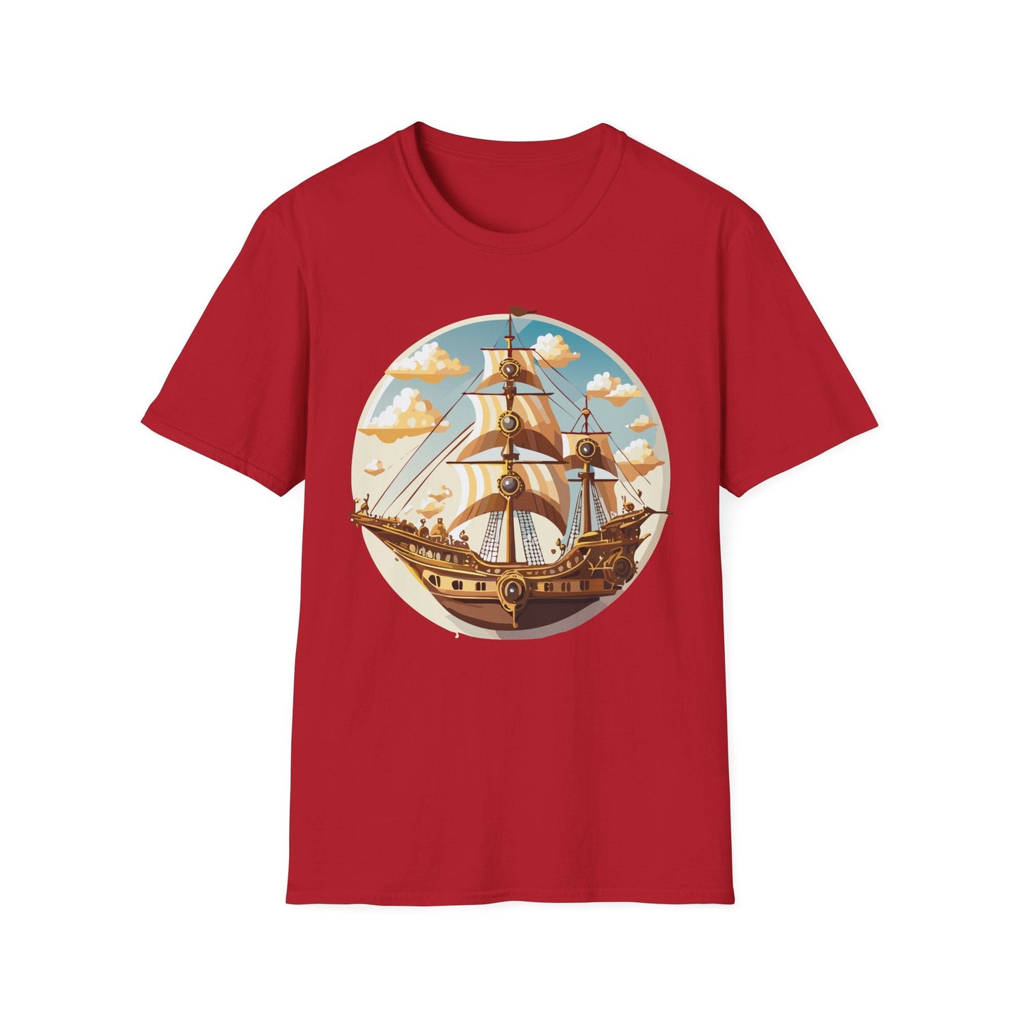 Ship T Shirt Frigate T Shirt Vessel Tee Gildan Softstyle 64000 Unisex Cotton Comfort