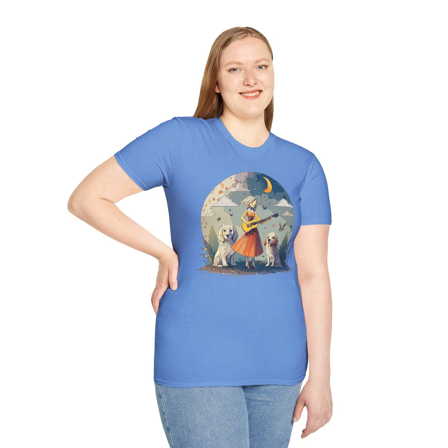 Womens Graphic T Shirts Art Design Tee Softstyle Gildan 64000 100 Percent Cotton