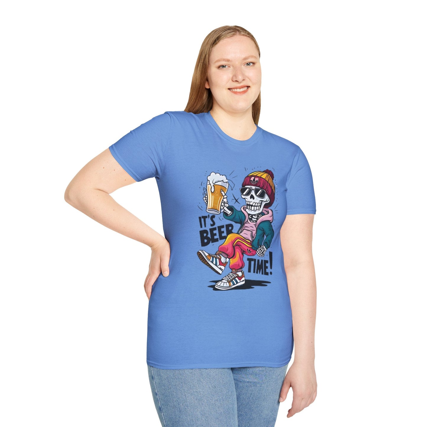 Gildan Softstyle 64000 Skull T Shirt Unisex Skeleton Graphic Tee Premium Comfort