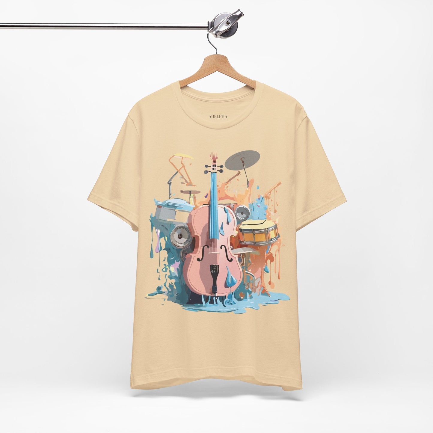 Adelpha Graphic Tee Unisex Short Sleeve Shirt With Vintage Inspired Artwork Design