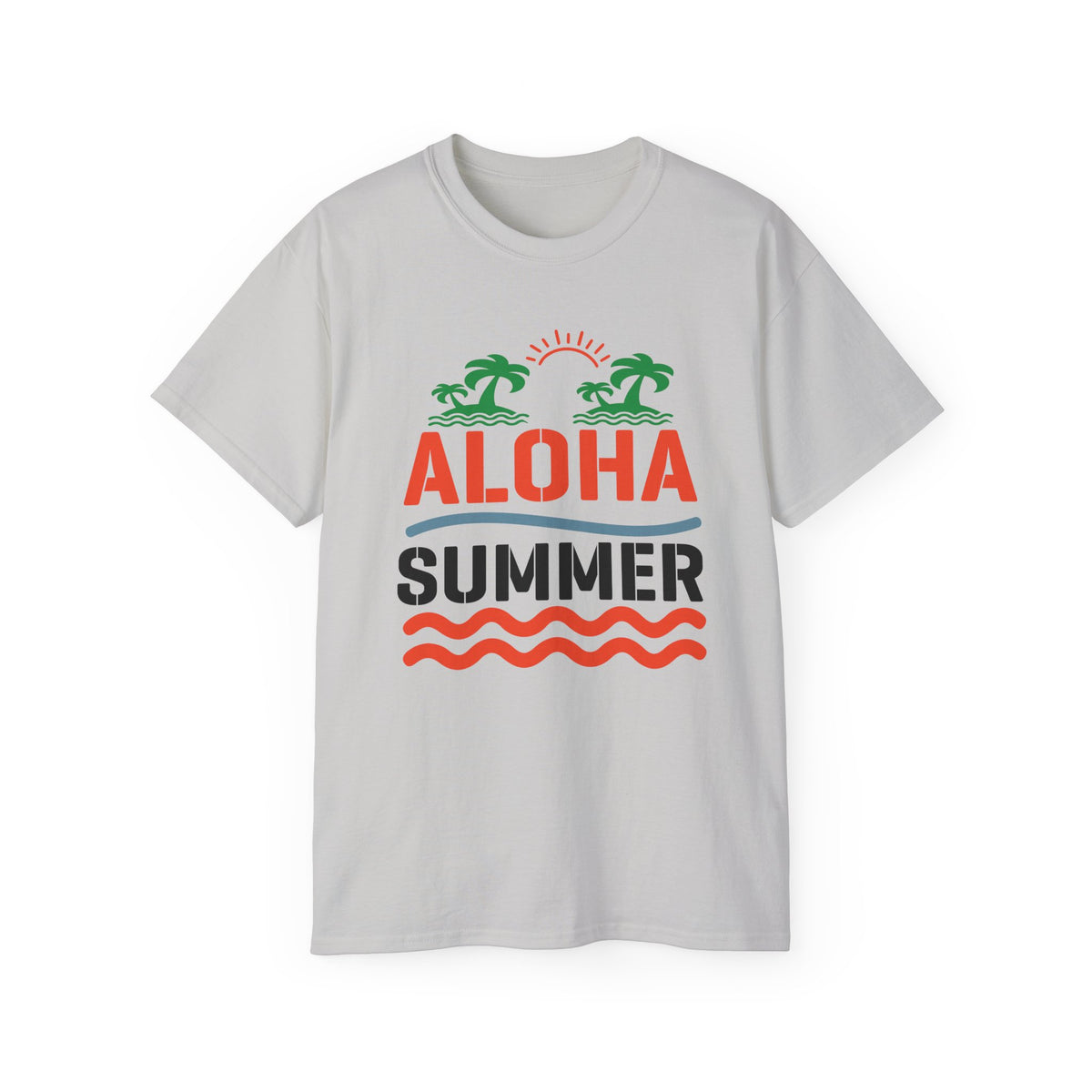 Aloha Summer Shirt | Tropical Palm Beach Tee