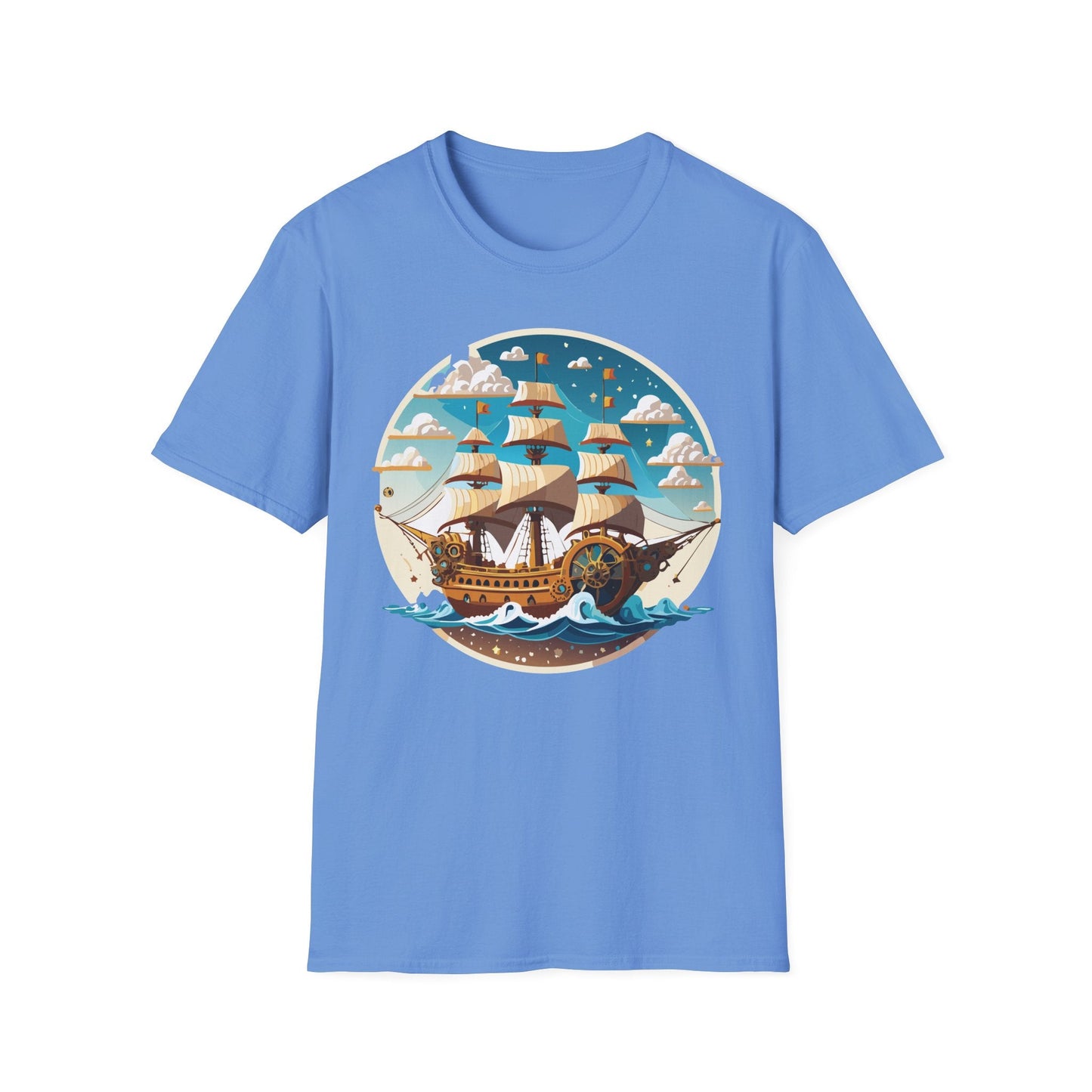 Ship T Shirts Frigate T Shirts Vessel Tee Shirt Unisex Gildan Softstyle 64000 Premium