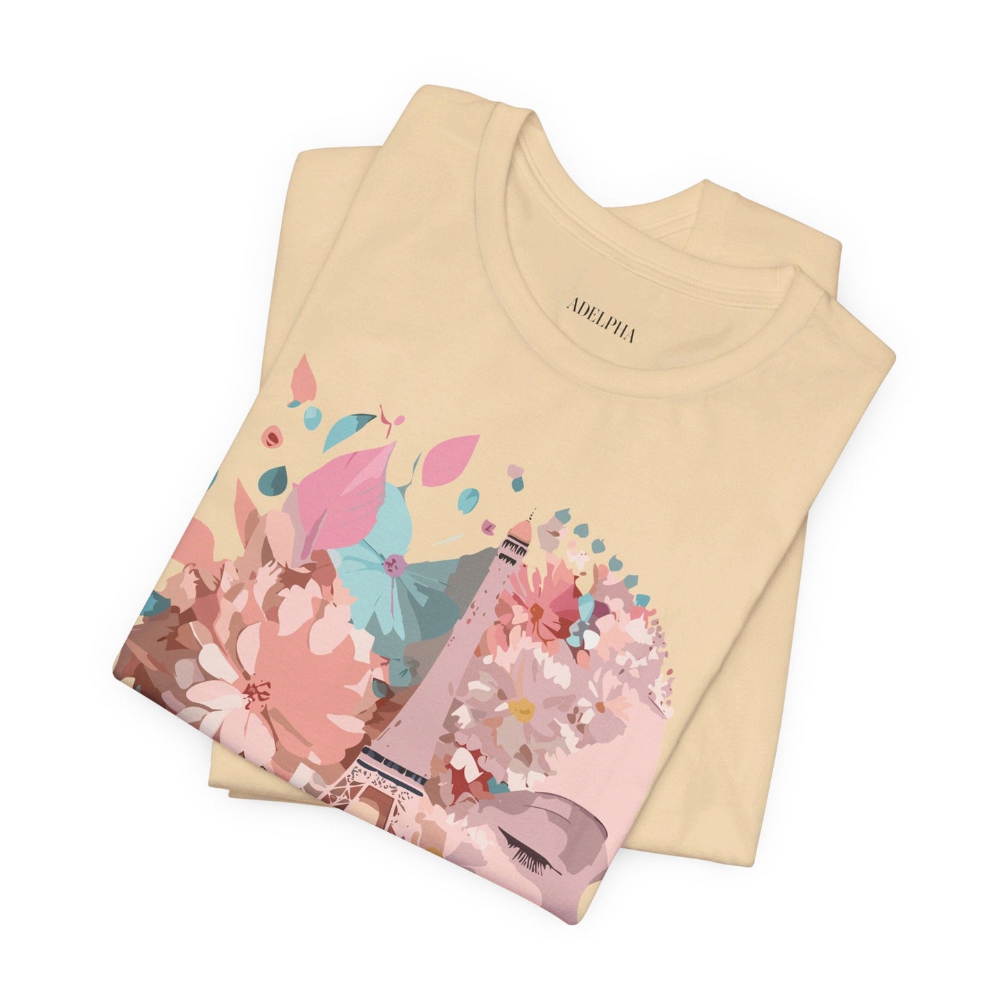 Paris Tourist Shirt Unisex Graphic Tee Featuring Adelpha Vintage Art Design Premium Comfort