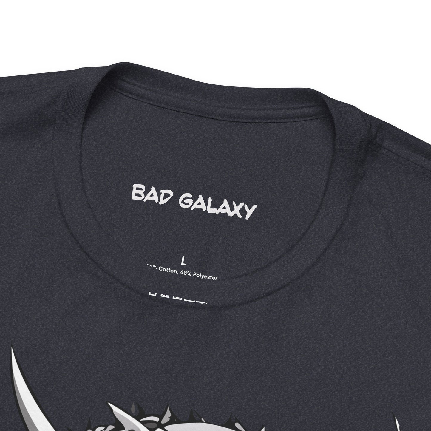 Alien Tee Shirt From Bad Galaxy 100 Percent Cotton Eco Friendly Inks Made In USA
