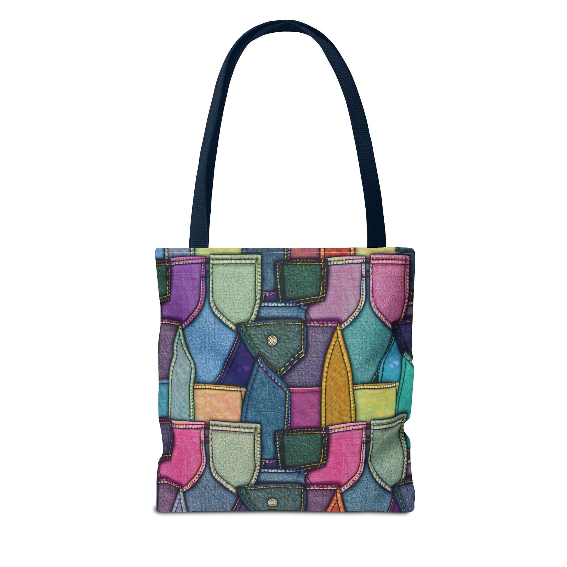 Denim Canvas Bag, Tote Bag Denim Printify