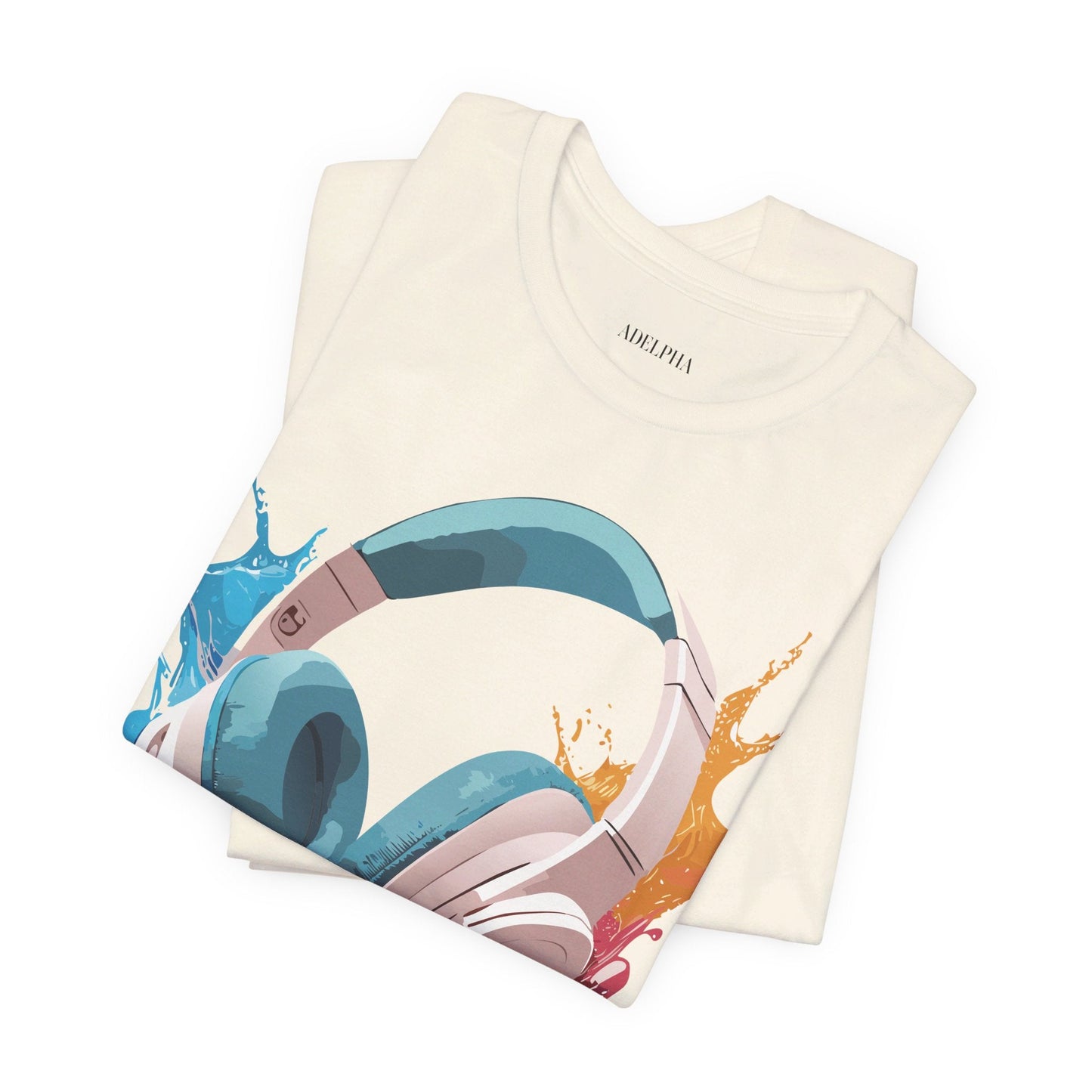 Music Graphic T Shirt Unisex Jersey Short Sleeve With Vintage Inspired Artwork Adelpha