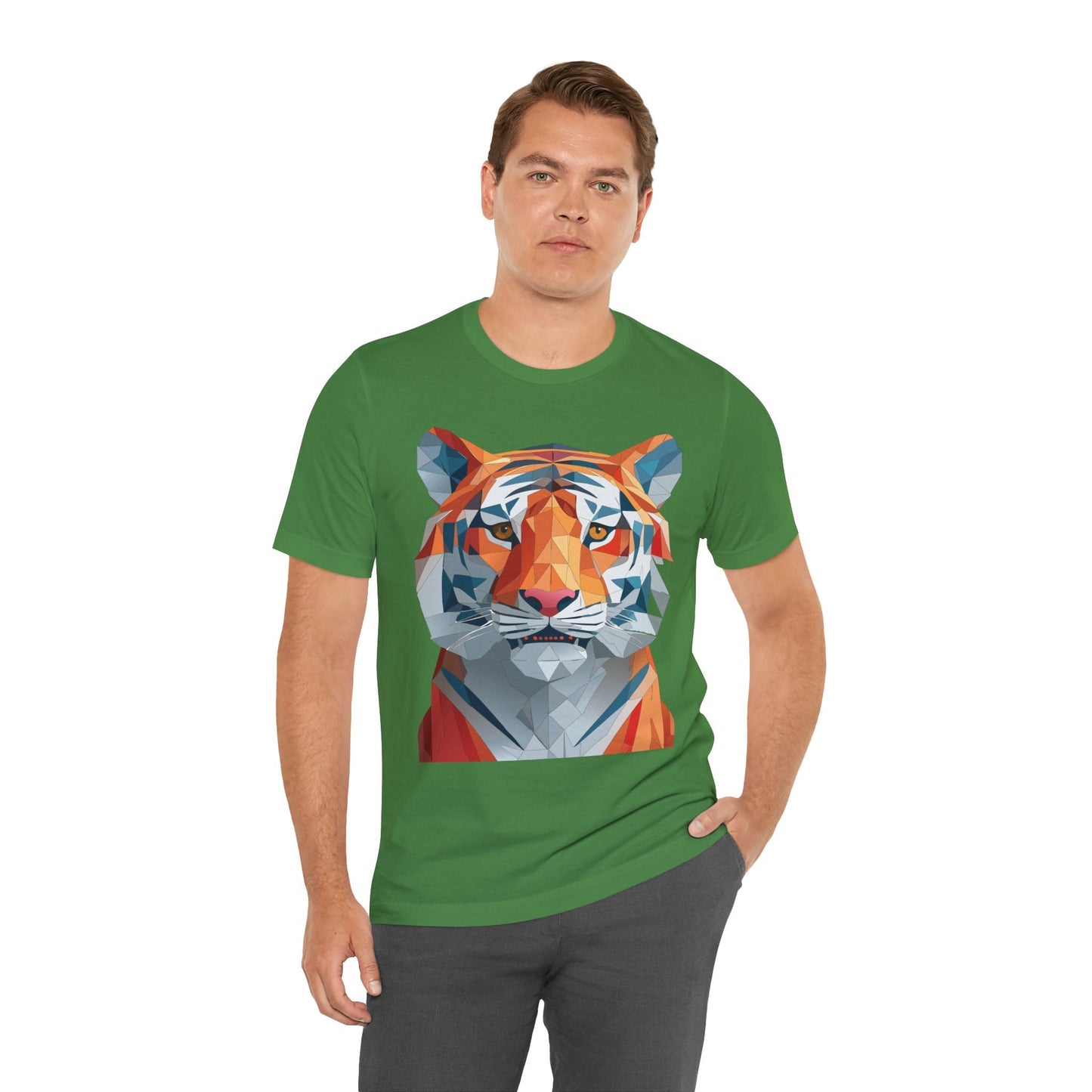 Unisex Animal Shirt With Art Design And Wildlife Theme Short Sleeve Tee For Everyday Wear
