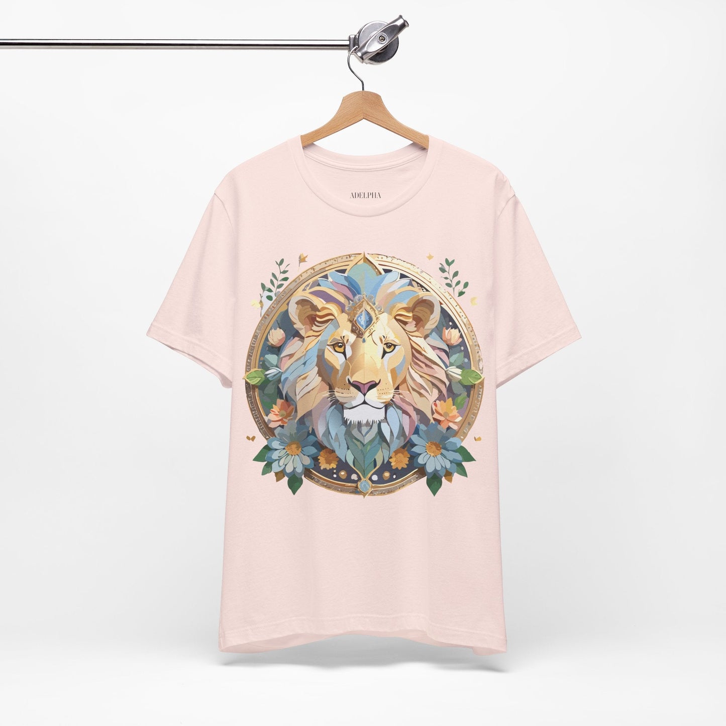 Medallion Graphic Unisex 100 Cotton Vintage Animal Medal Artwork Tee 3