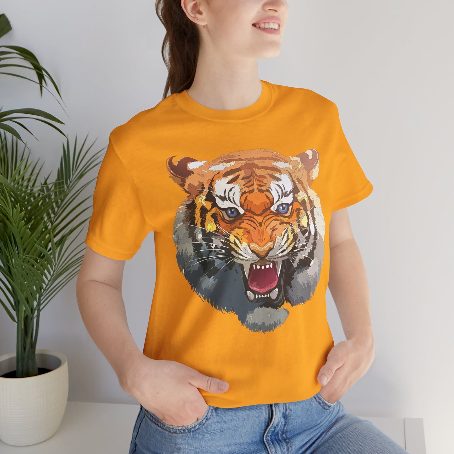 Tiger Shirt, Animal Shirt, T-Shirt with Tiger, Art Design Tee, Animal Tees, Safari T-Shirt, Graphic Design Tee 14