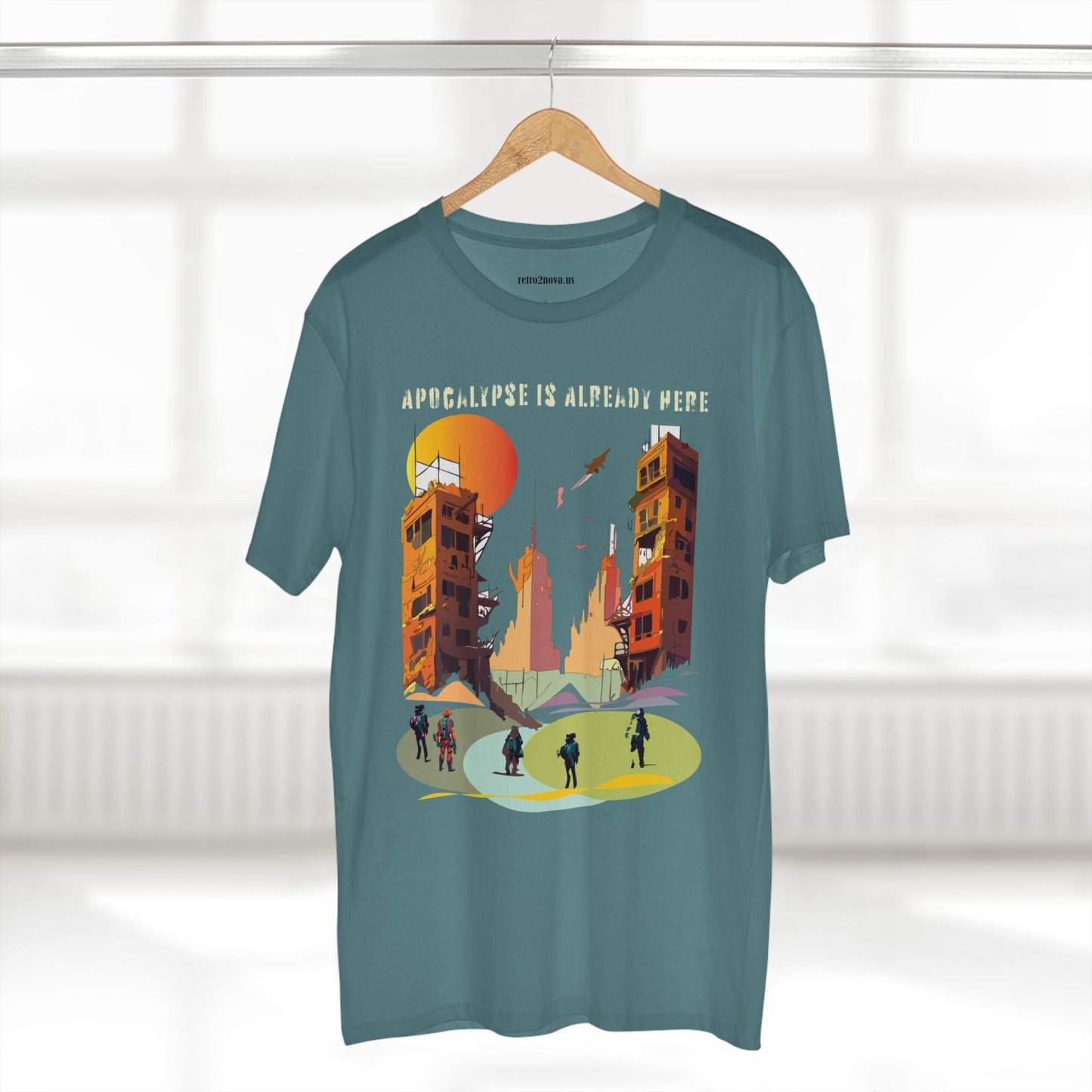 Cataclysm Doomsday Shirt Unisex Premium Cotton Tee With Original Art Design From Retro2Nova