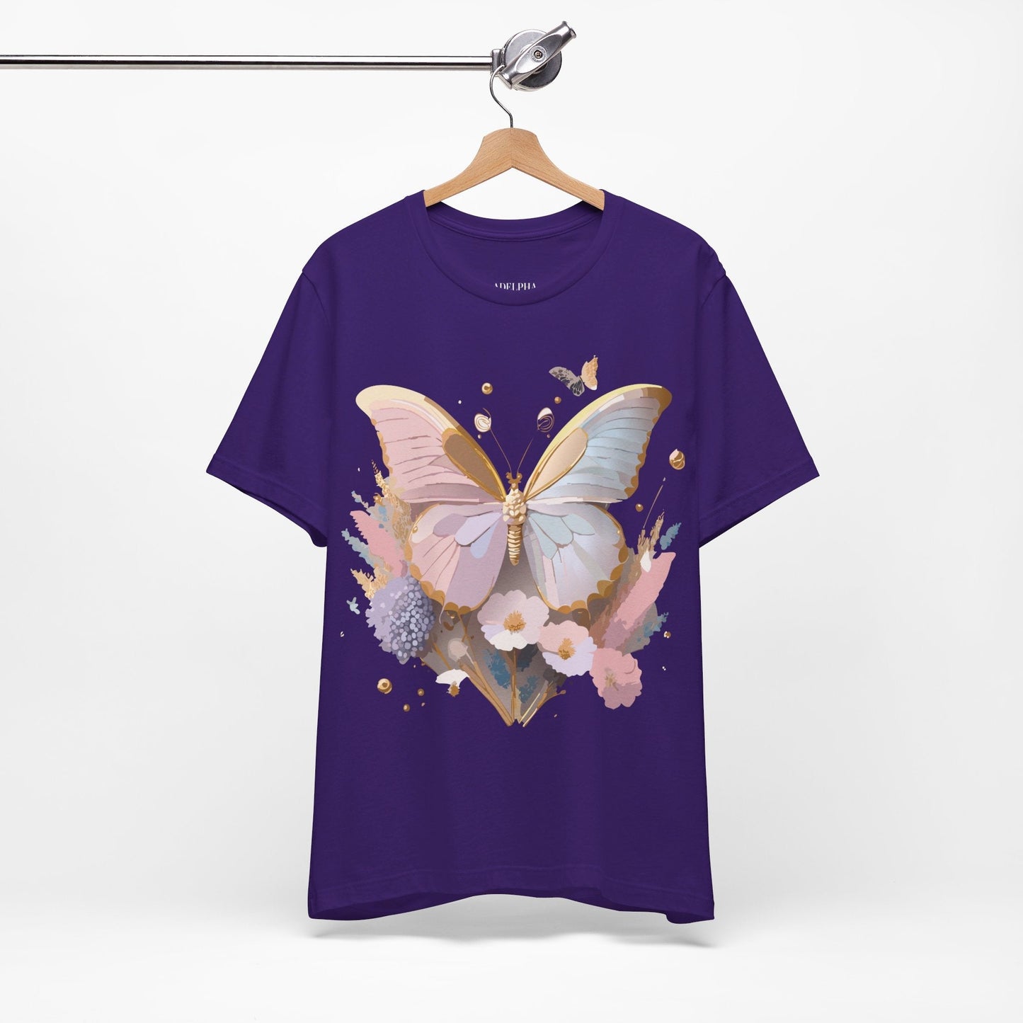 Butterfly Graphic Tee Unisex Vintage Inspired Art Adelpha Apparel Collection