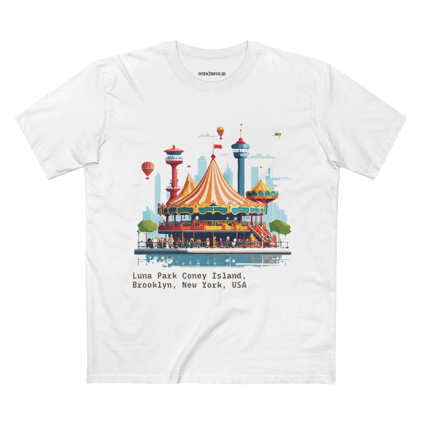 Travel Shirt Brooklyn Shirt Unisex Premium Cotton Tee With Original Art Design TT15