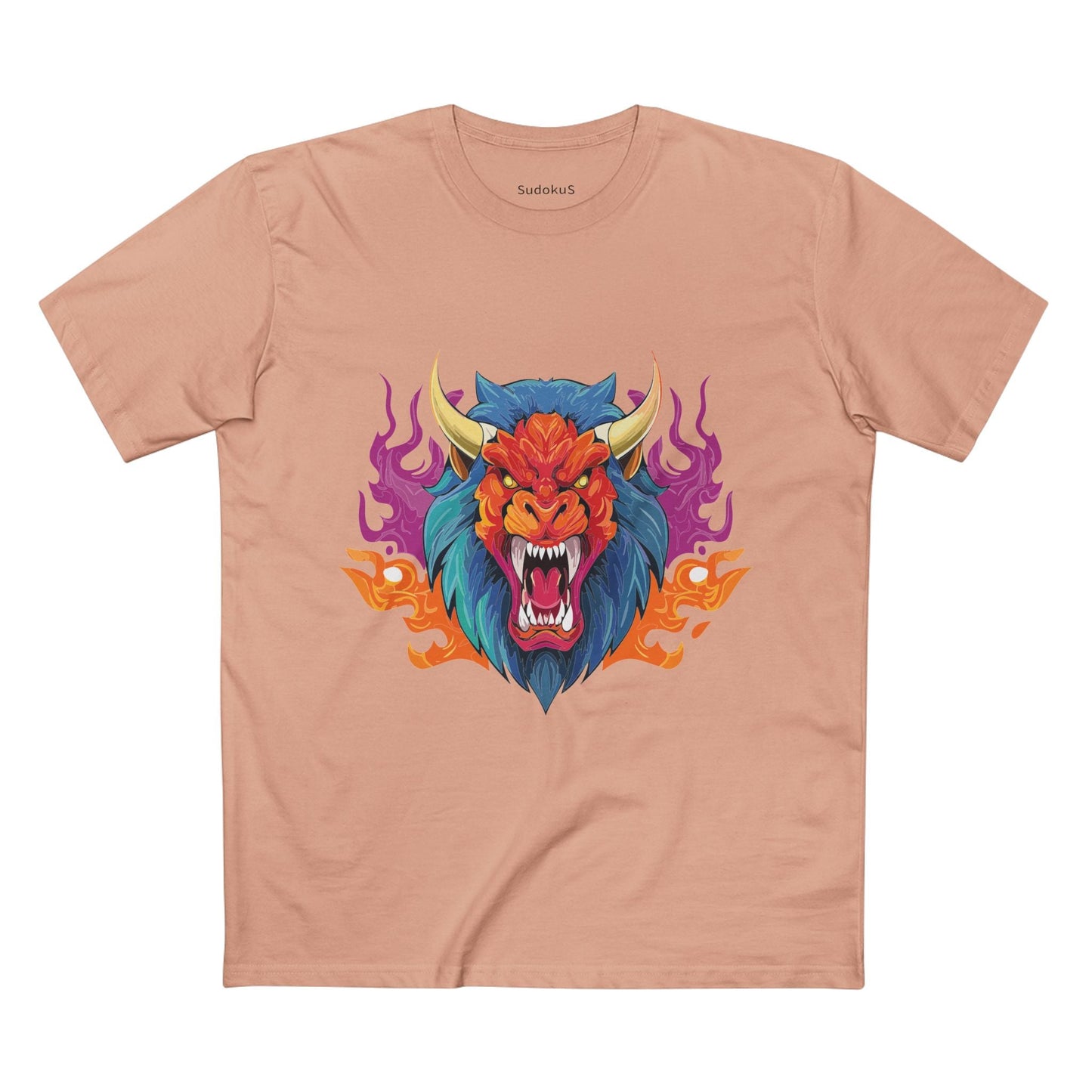 Cartoon Monsters Graphic Unisex 100 Cotton Staple Tee 23