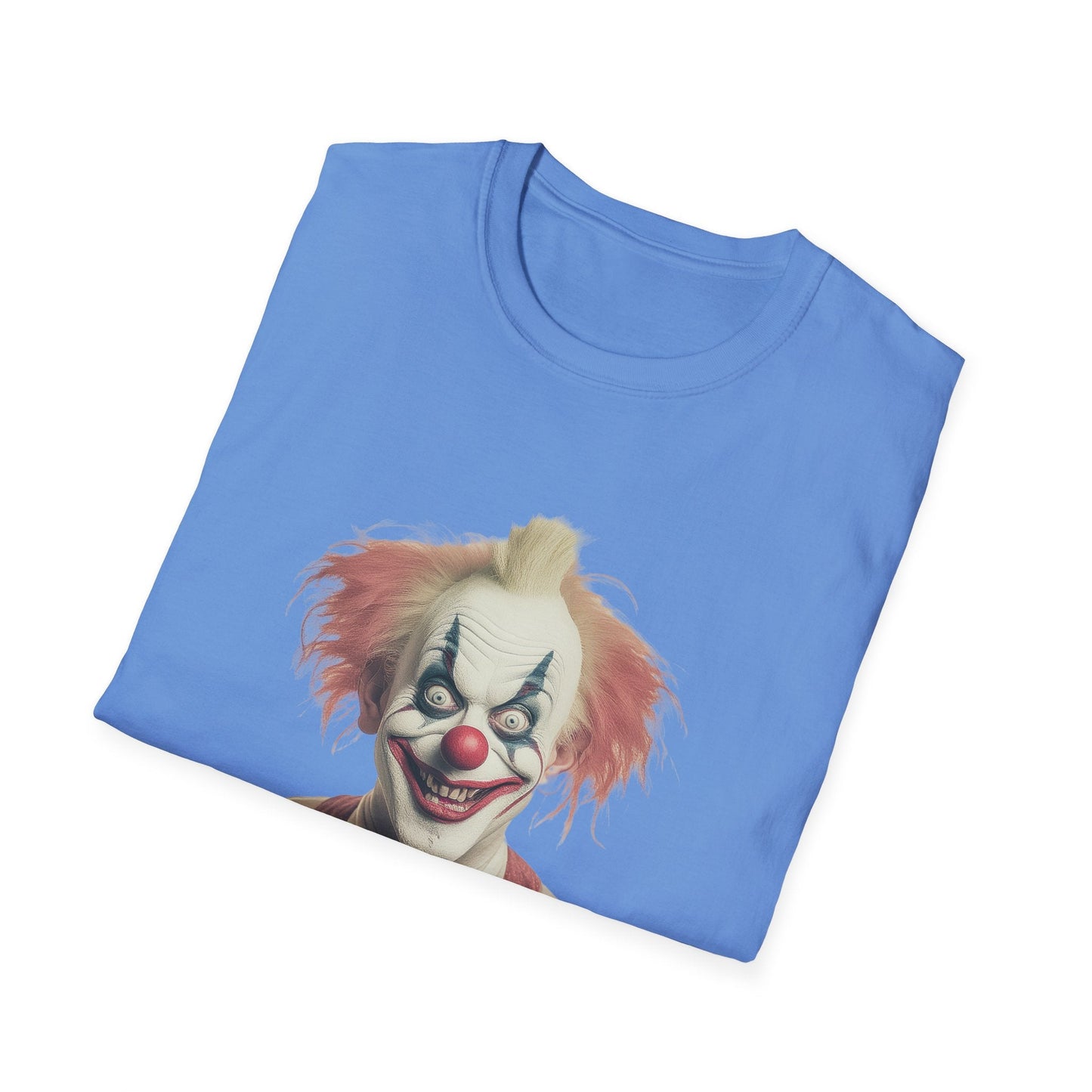 Clown Shirt Circus Tee Gildan Softstyle 64000 One Hundred Percent Ring Spun Cotton Lightweight