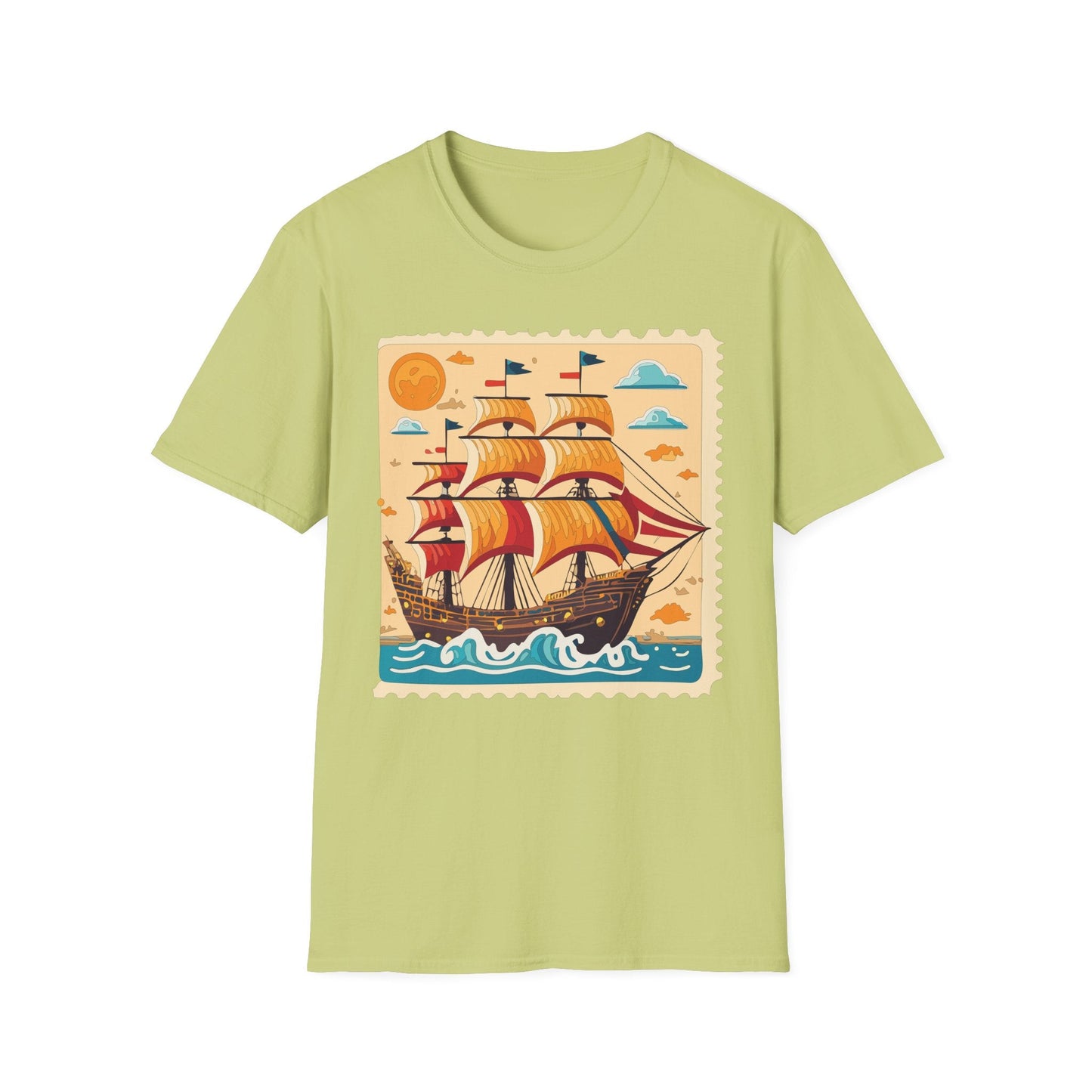 Ship T Shirts Frigate T Shirts Vessel Tee Shirt Unisex Gildan Softstyle 64000 Comfort Fit