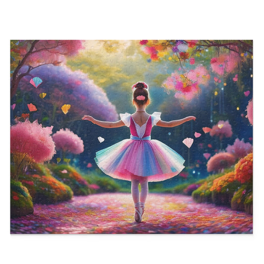 Ballerina Puzzle 500-Chipboard Pieces in Box | Kids Puzzles Size: 16" x 20",  Ages 9+ and Family pn19