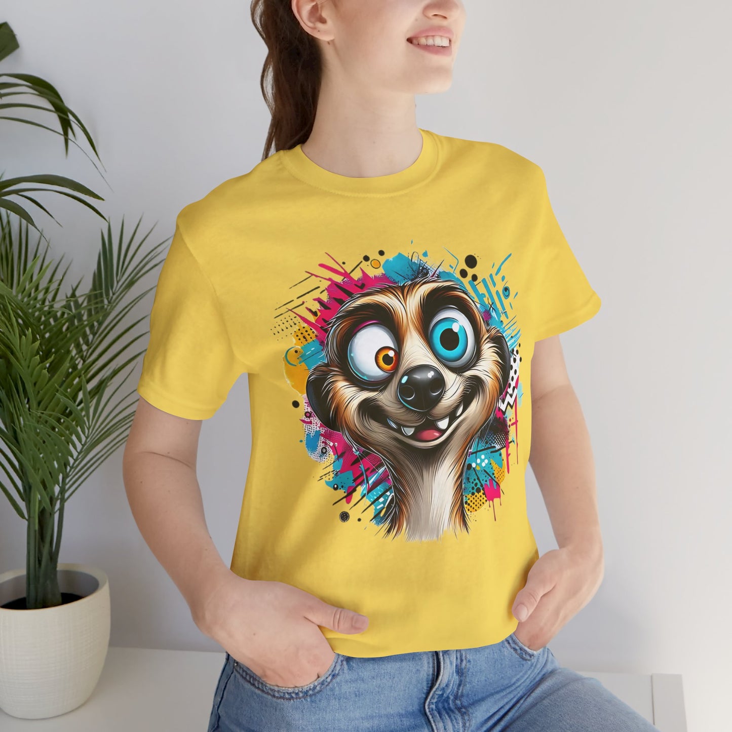 Squirrel Shirt, Funny Squirrel Tee Shirt, Funny Animal T-Shirt, Cartoon Top, Animal Tees, Art Design T-Shirt, Graphic Tee