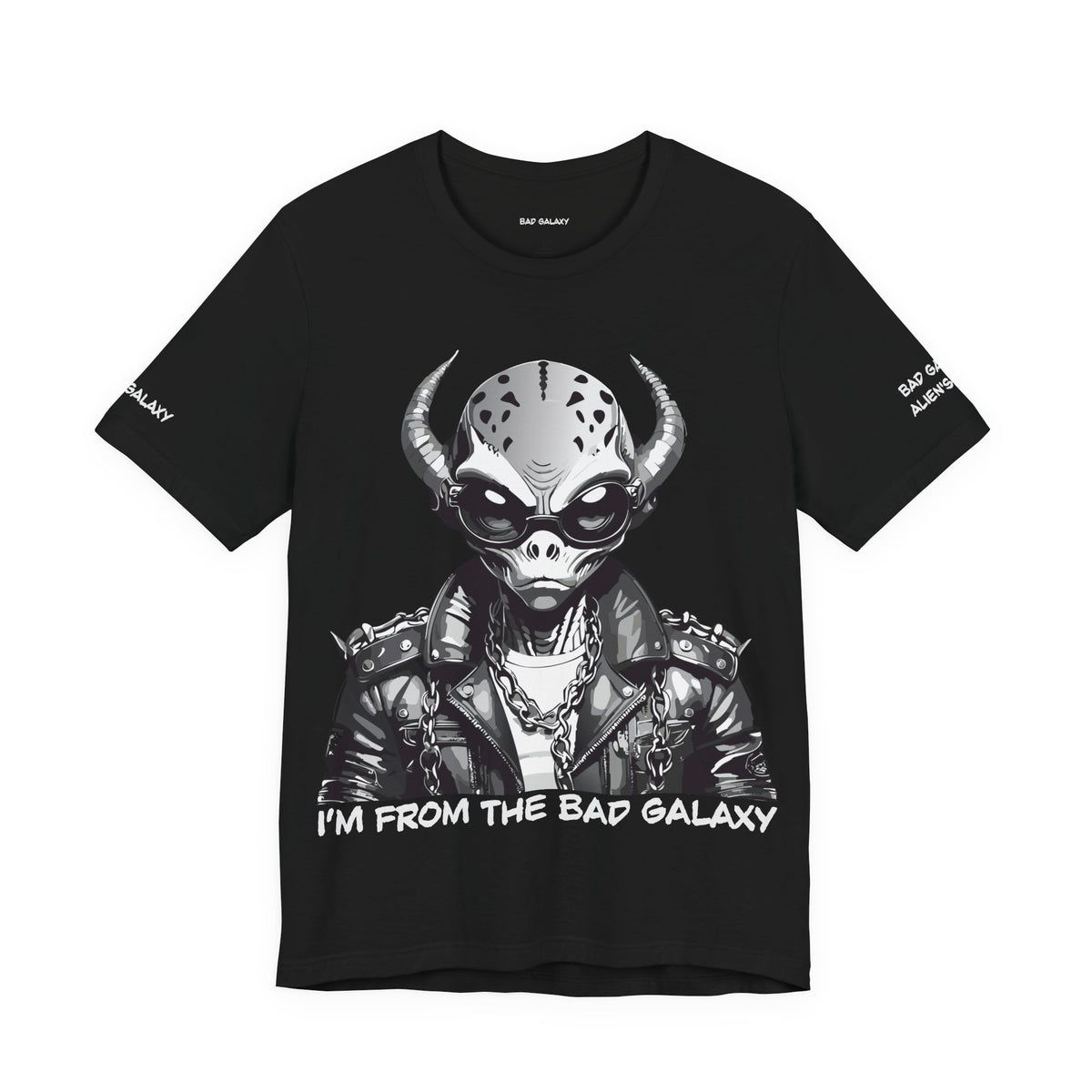 Alien Graphic Unisex Cotton Bella+Canvas Tee with Art Design b80
