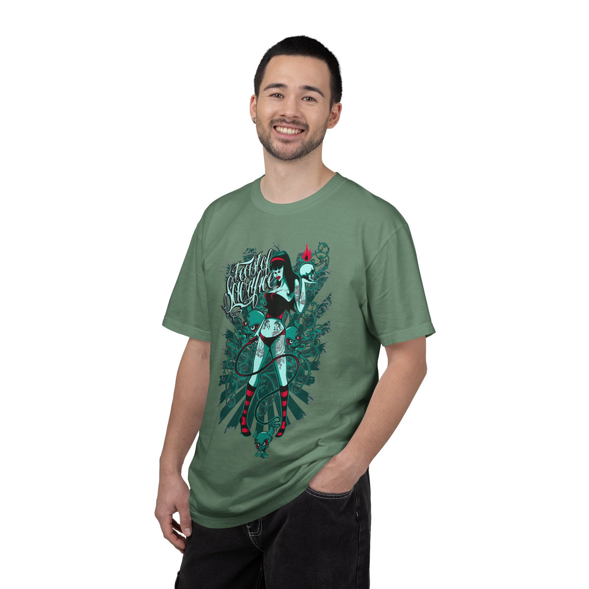 Carnival Graphic Tee Unisex Cotton Art Design Vintage T-Shirt