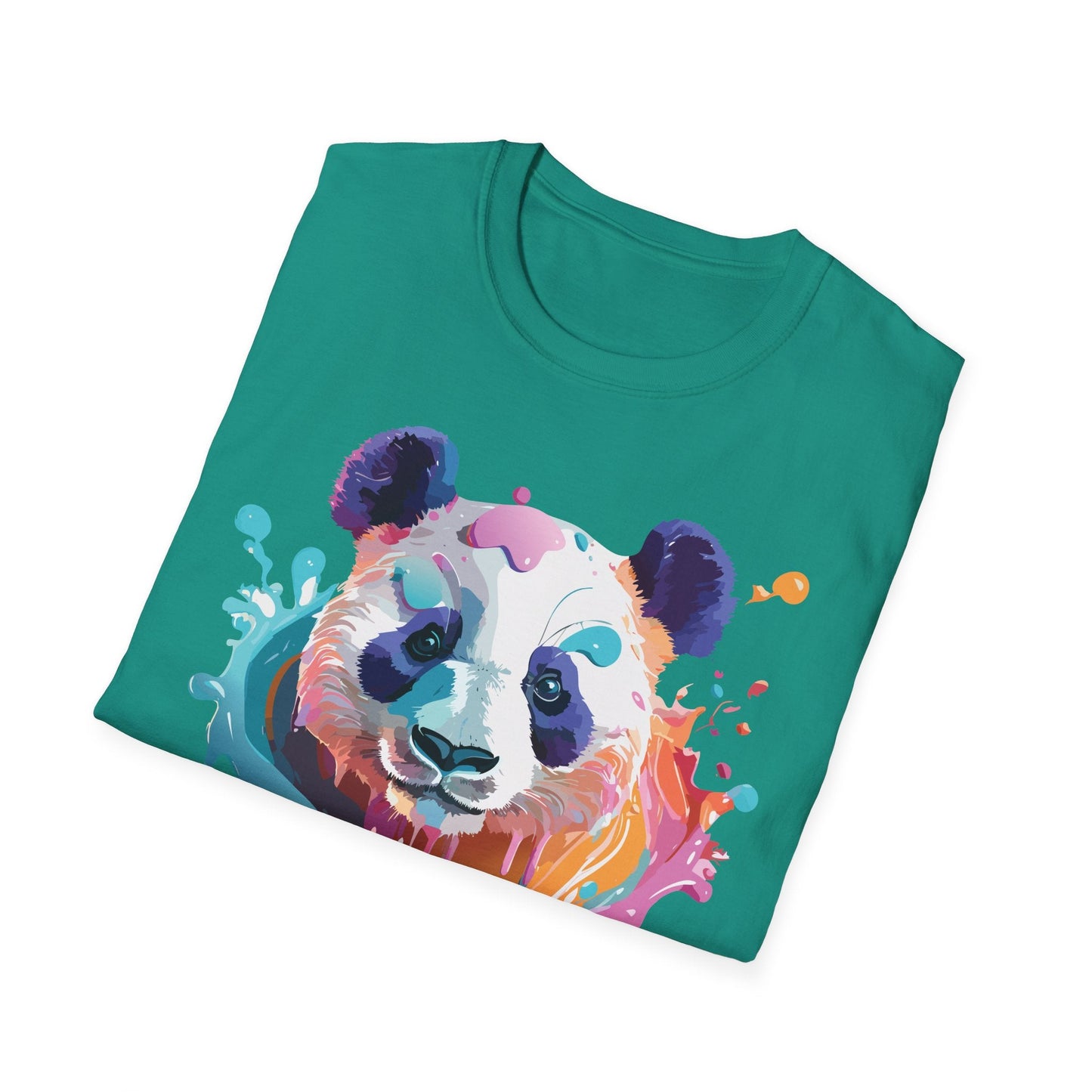 Panda Shirt T Shirt Softstyle 64000 Gildan 100 Percent Ring Spun Cotton Comfortable Animal Tee