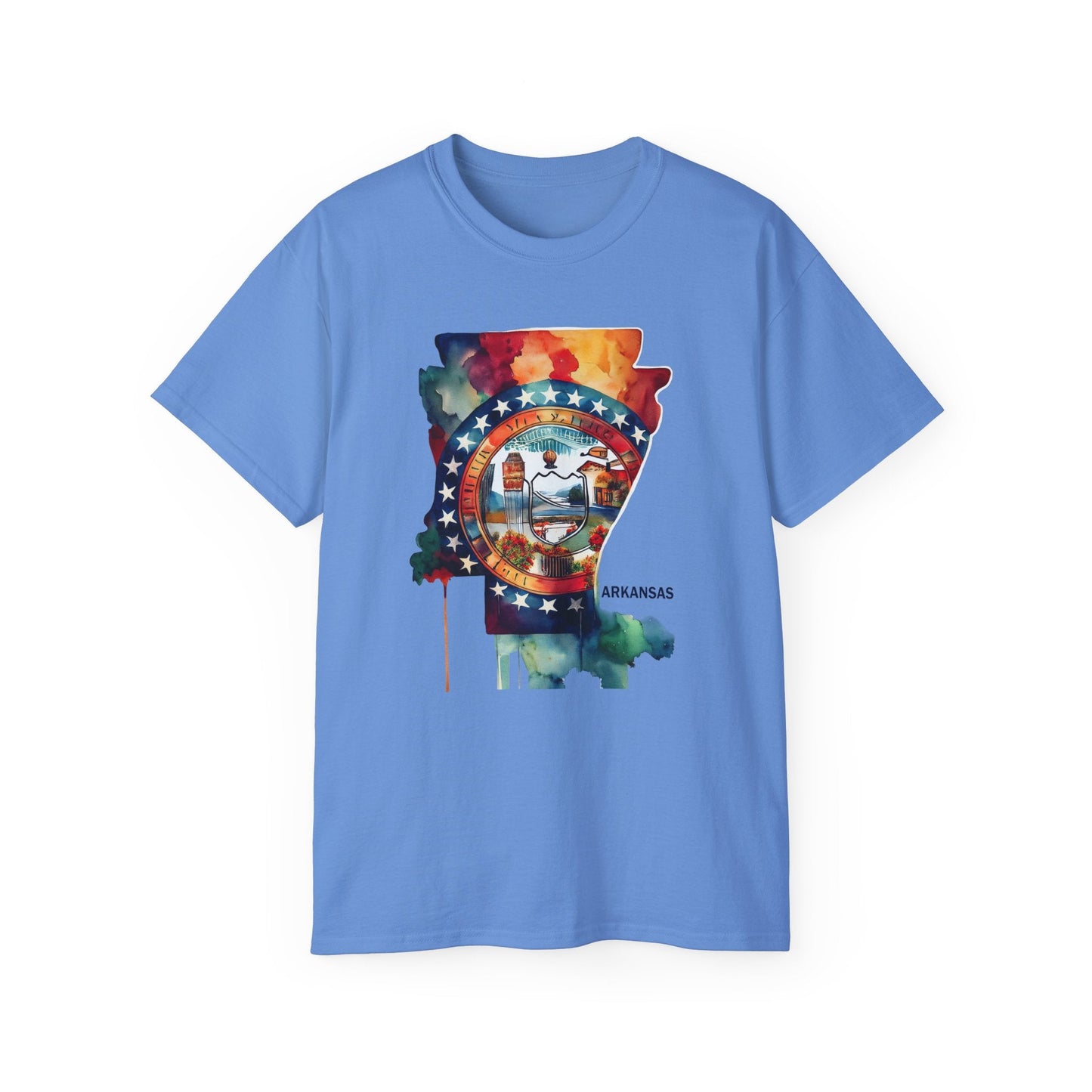 Arkansas Graphic Unisex Cotton T‑Shirt 1