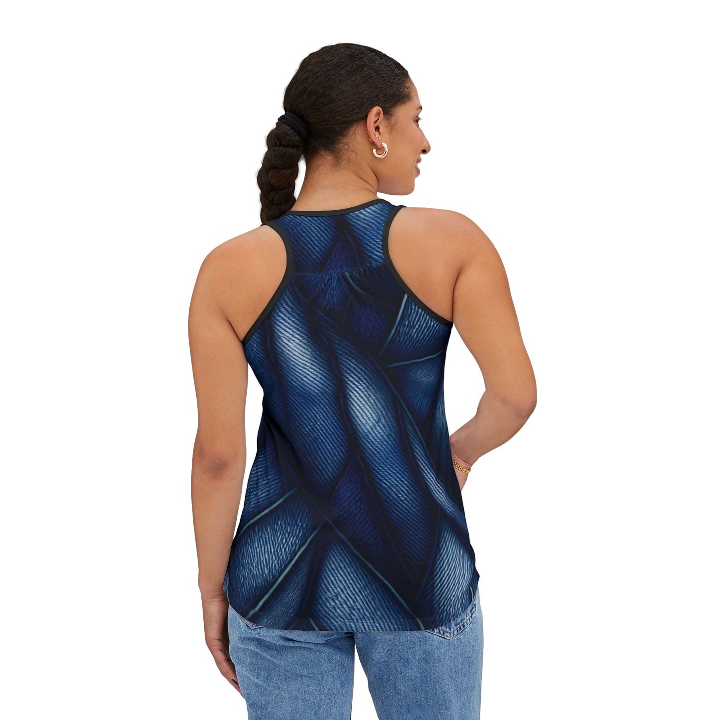 Denim Print Tank Printify