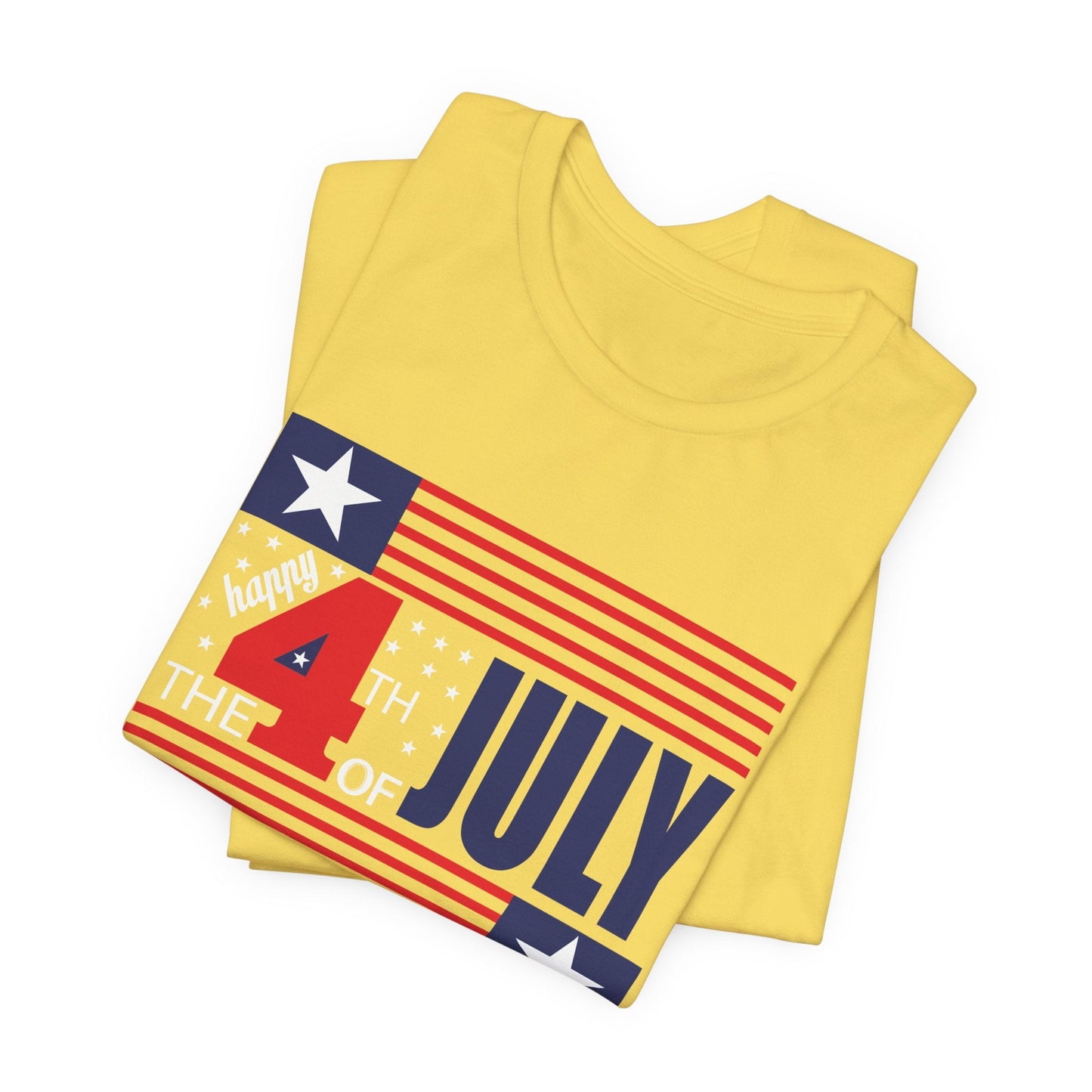 4th of July Flag Independence Day Graphic Unisex Cotton T-Shirt 014