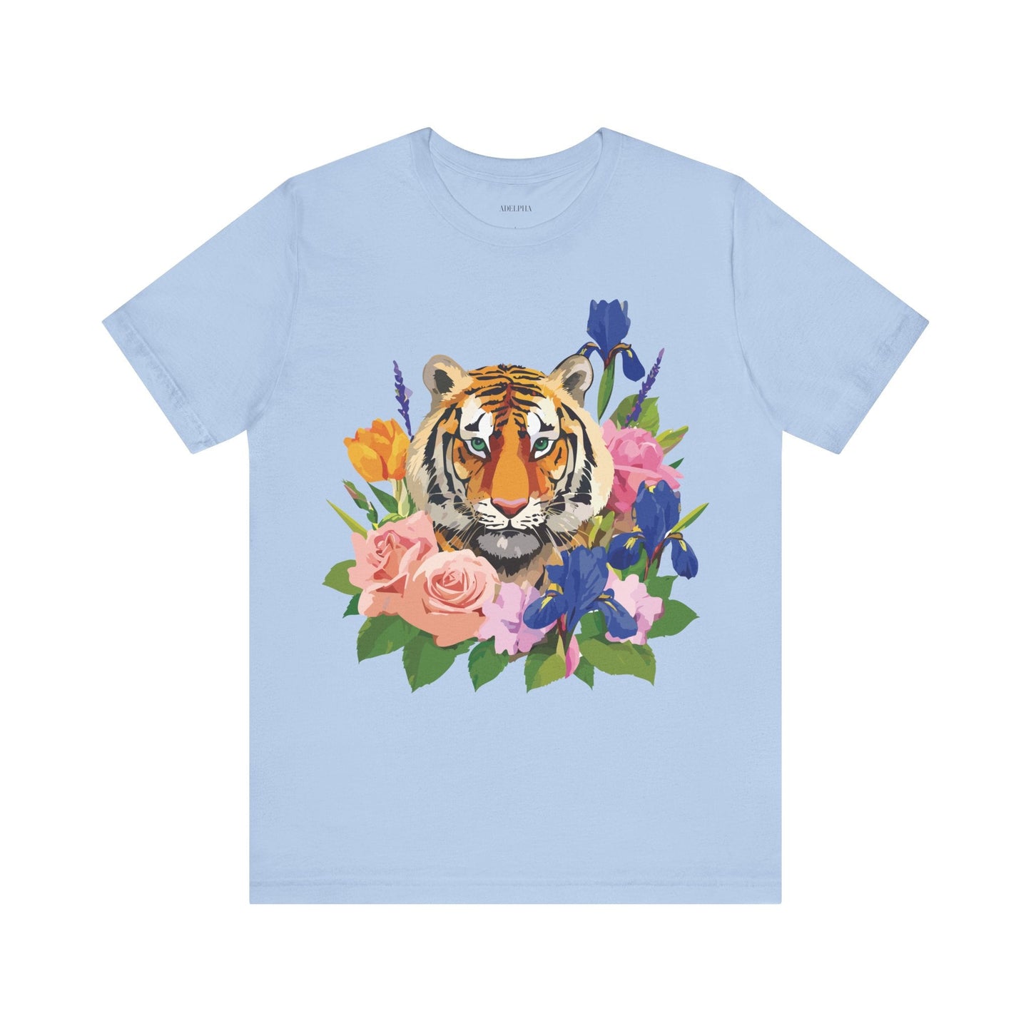 Tiger Graphic T Shirt Unisex Jersey Short Sleeve Art Design Tee Adelpha Vintage Inspired