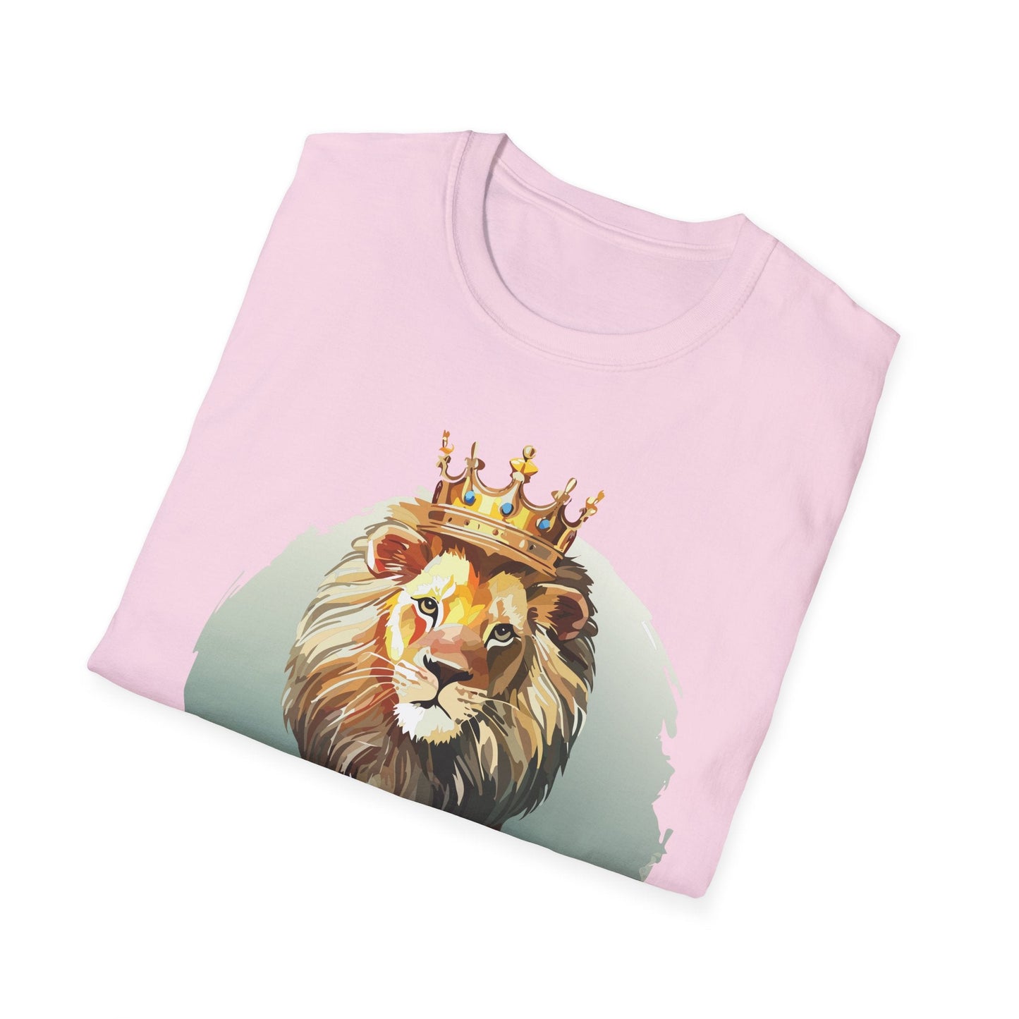 Unisex Lion Shirt Animal Tee Softstyle Gildan 64000 100 Percent Cotton Tee