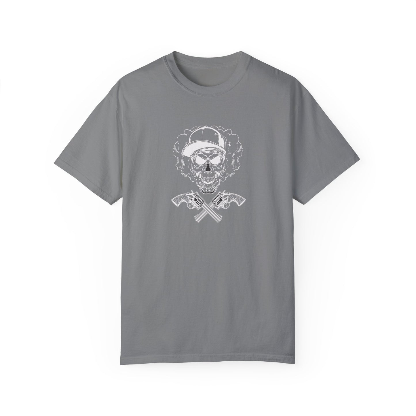 Unisex Cotton Tee Shirt with Skull