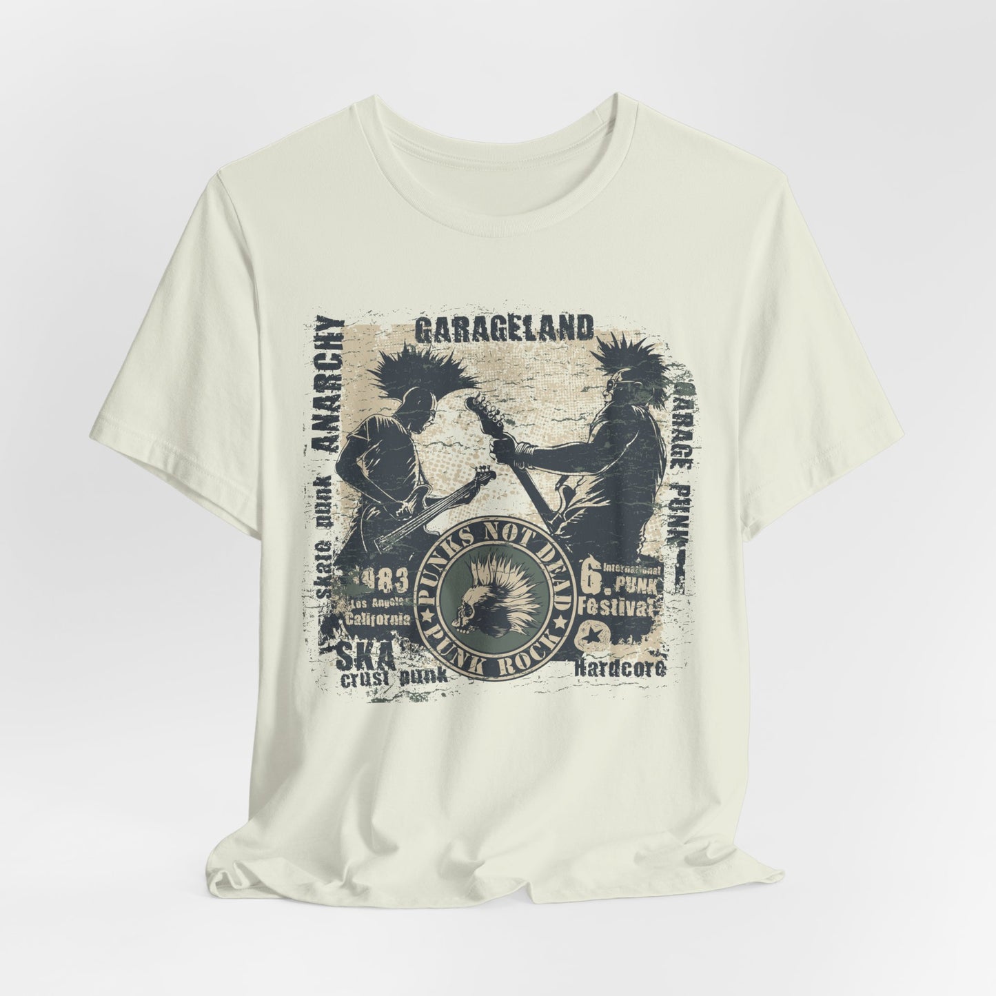 Punk Rock Graphic Tee, Retro Graphic T-Shirt, Artistic Vintage T-Shirt, Vintage Shirt, Retro Tee, Art Design Music Tees