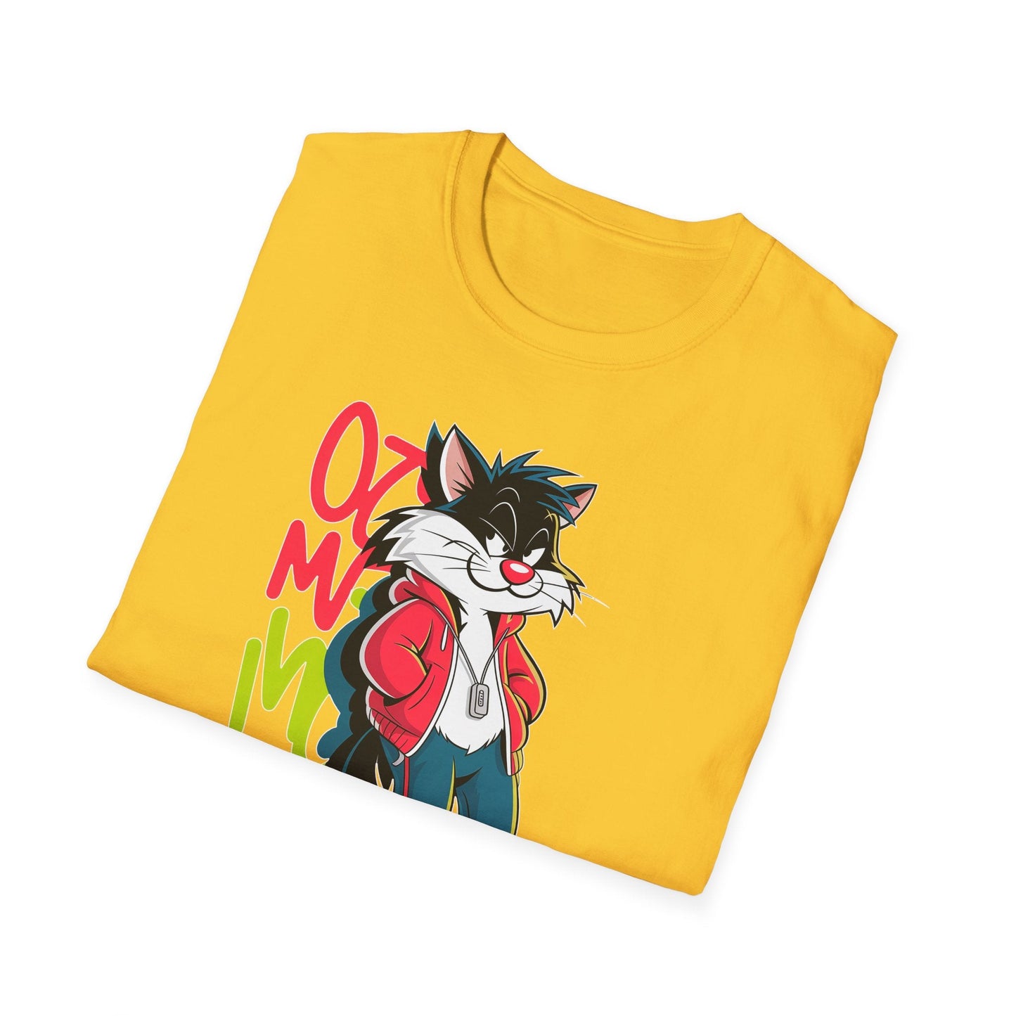 Cartoon T Shirt With Animals And Animation Tee For Unisex Softstyle Gildan 64000