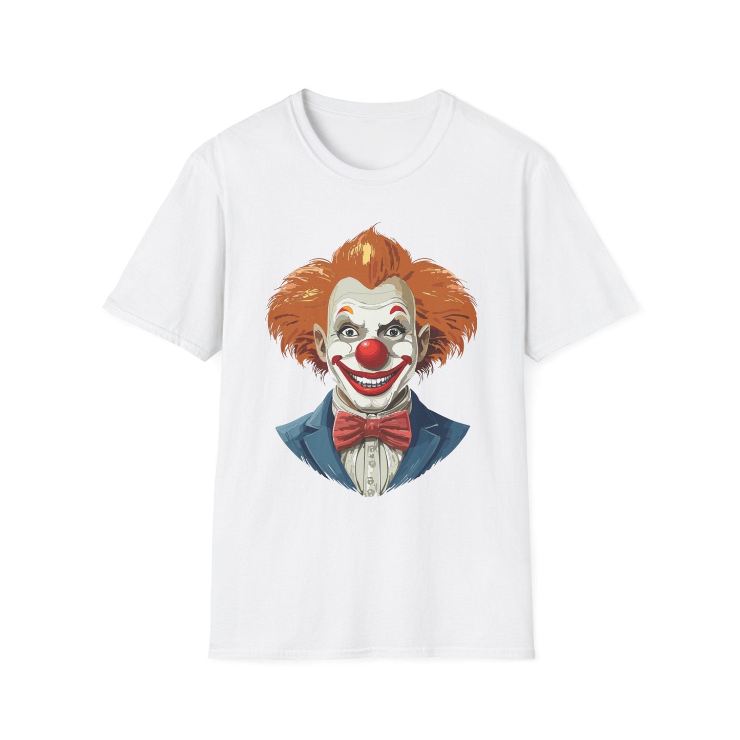 Clown Shirt Unisex Funny Man Circus Tee Softstyle Gildan 64000 Short Sleeve Shirt Premium