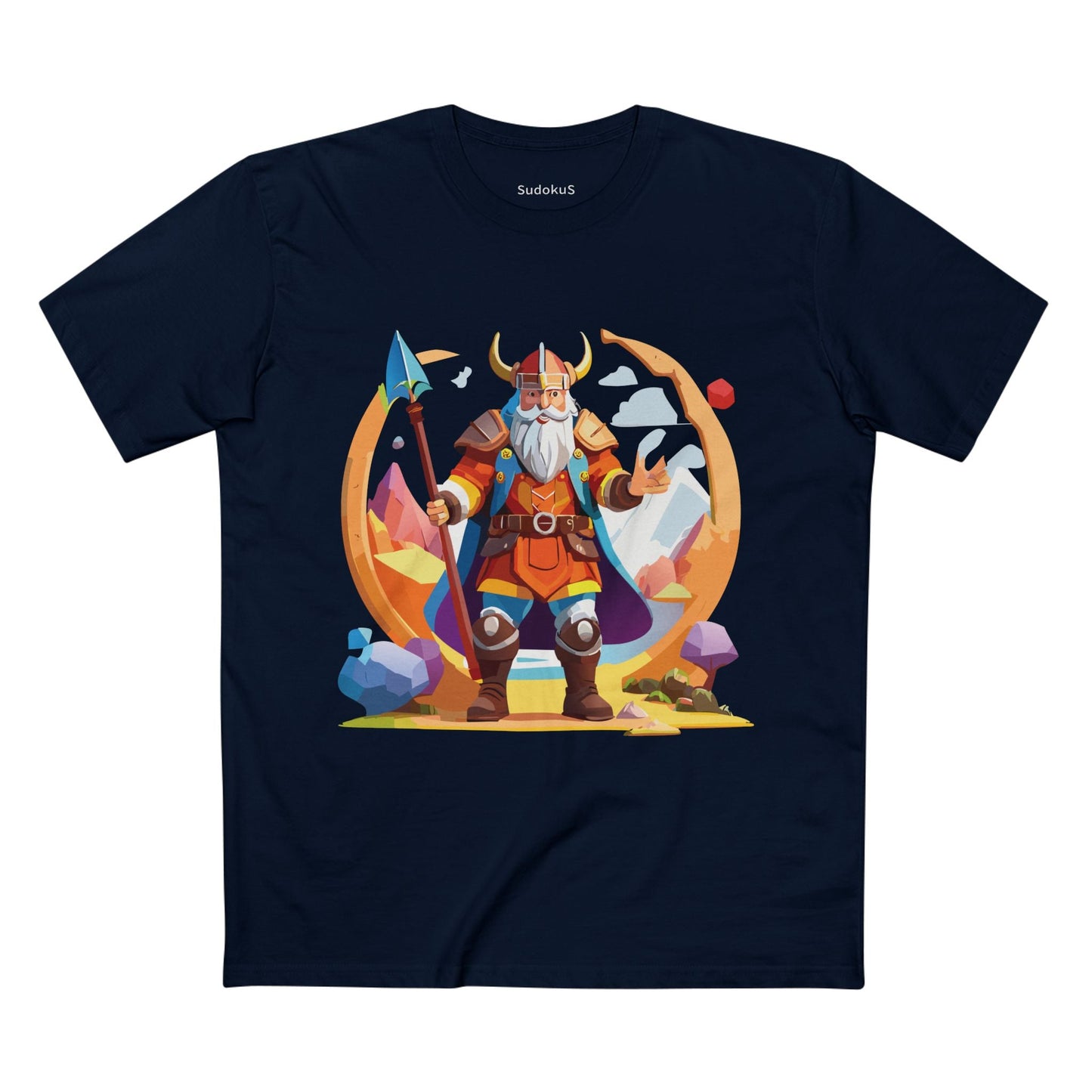 Viking Graphic Unisex 100 Cotton Staple Tee 9