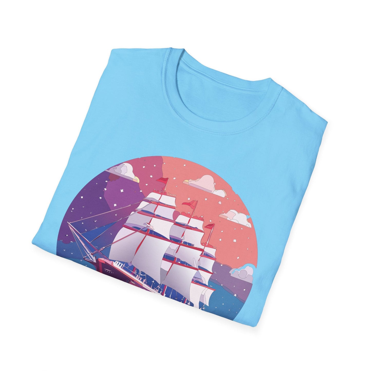 Unisex Gildan Softstyle 64000 T Shirt Ship Frigate Vessel Tee For Maritime Enthusiasts