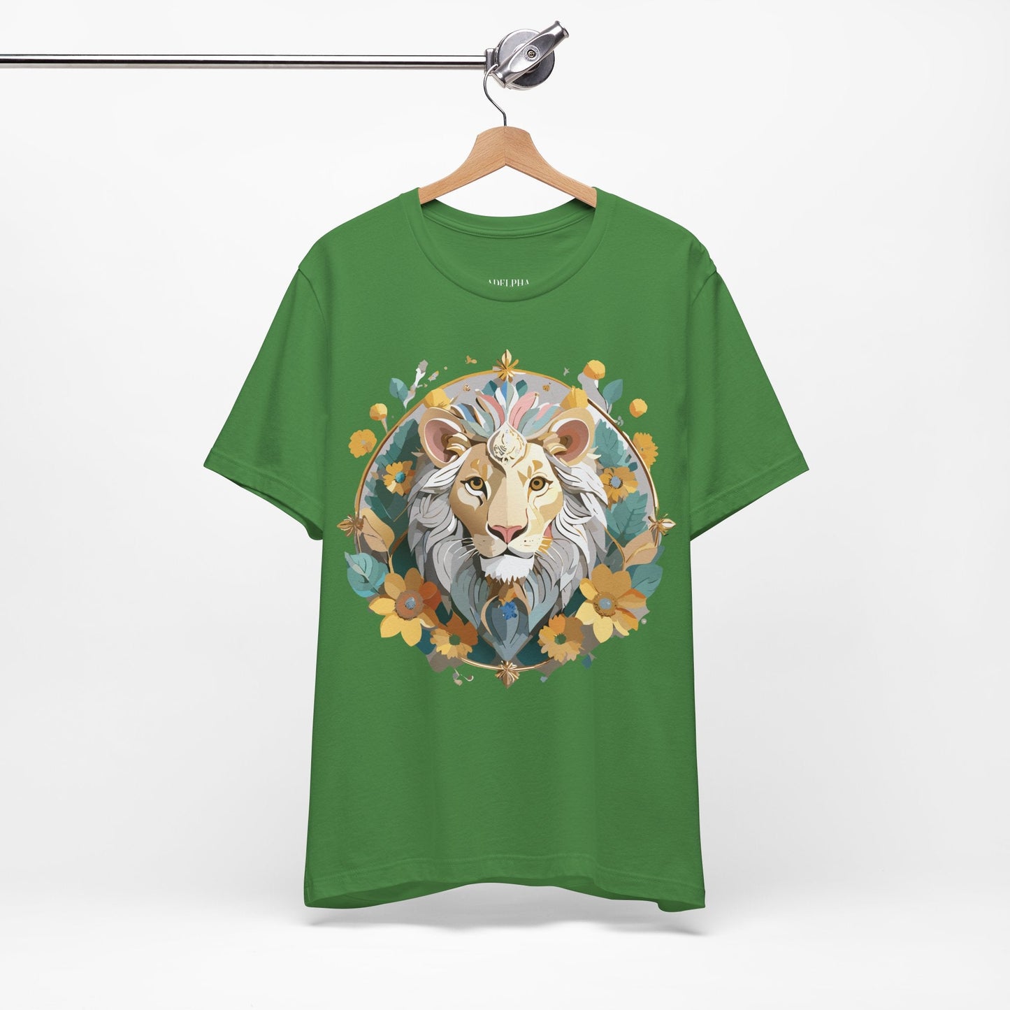 Medallion Graphic Unisex 100 Cotton Vintage Animal Medal Artwork Tee 58