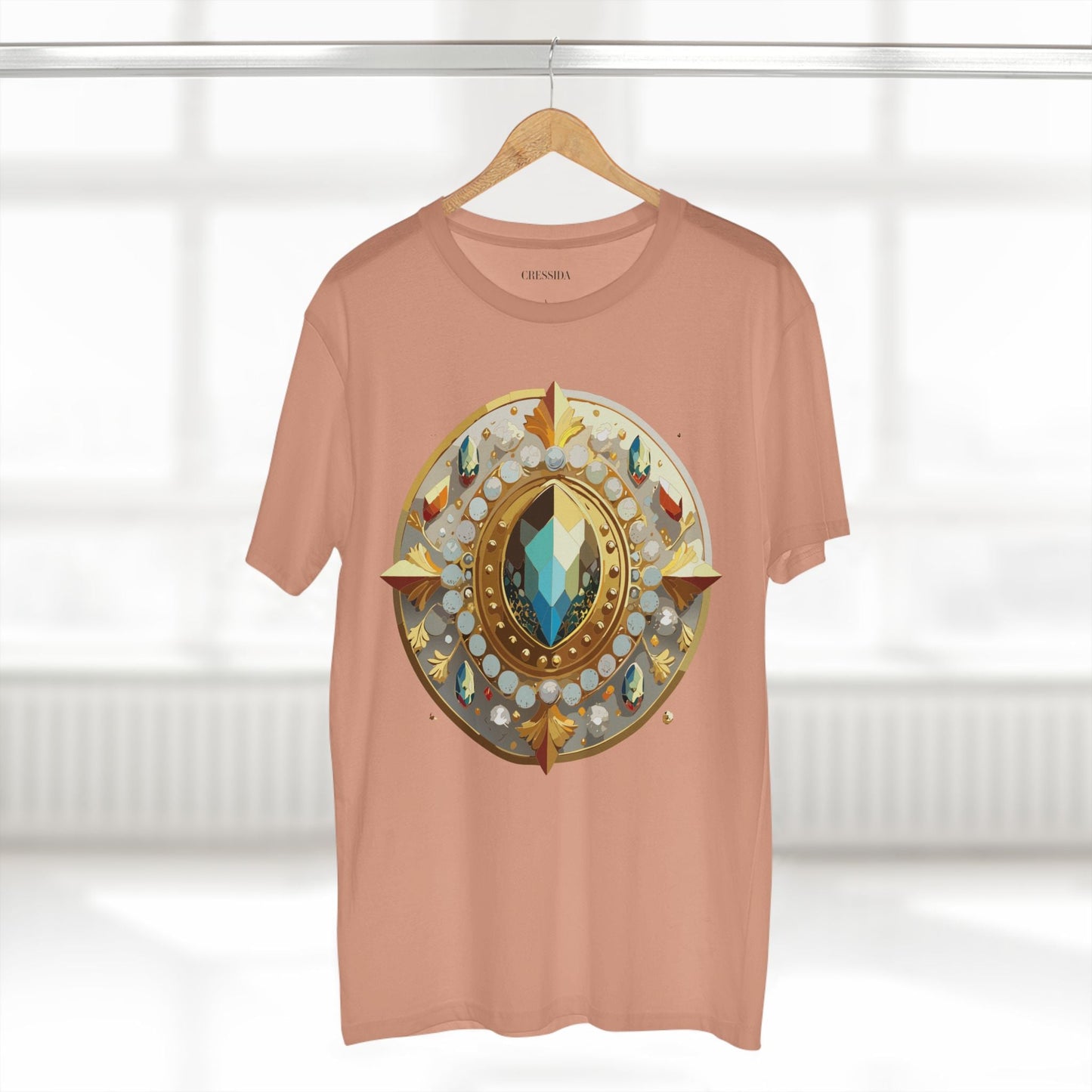 Medallion Graphic T-Shirt Unisex 100 Cotton With Gold Art Design Medal Tee 20