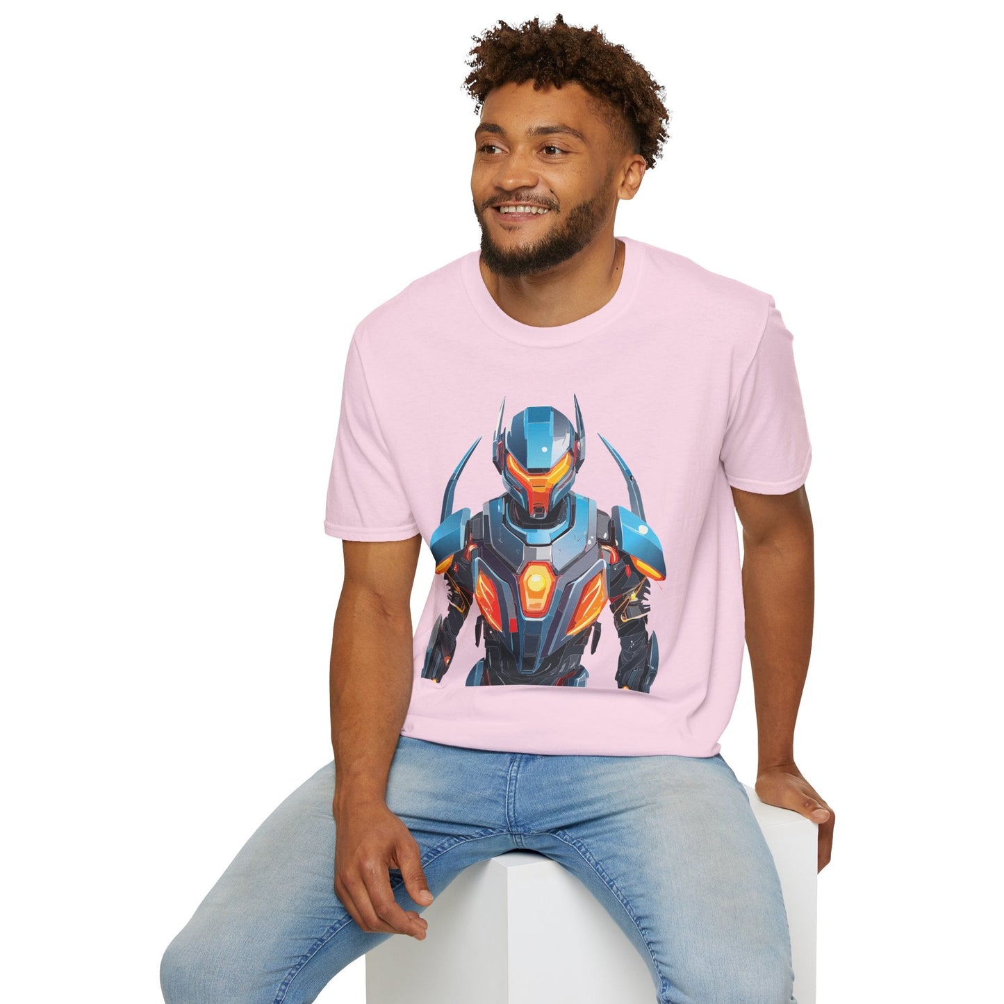 Cyborg Tee Robot Shirt Terminator Shirt Unisex Gildan Softstyle 64000 Soft Cotton Tee