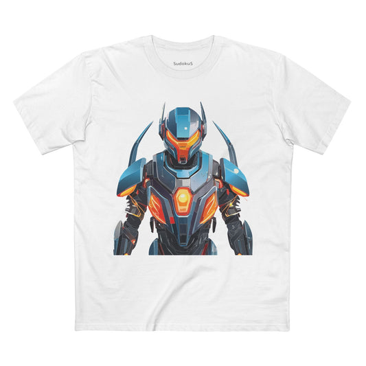Cyborg Robot Graphic Unisex 100 Cotton Staple Tee 21
