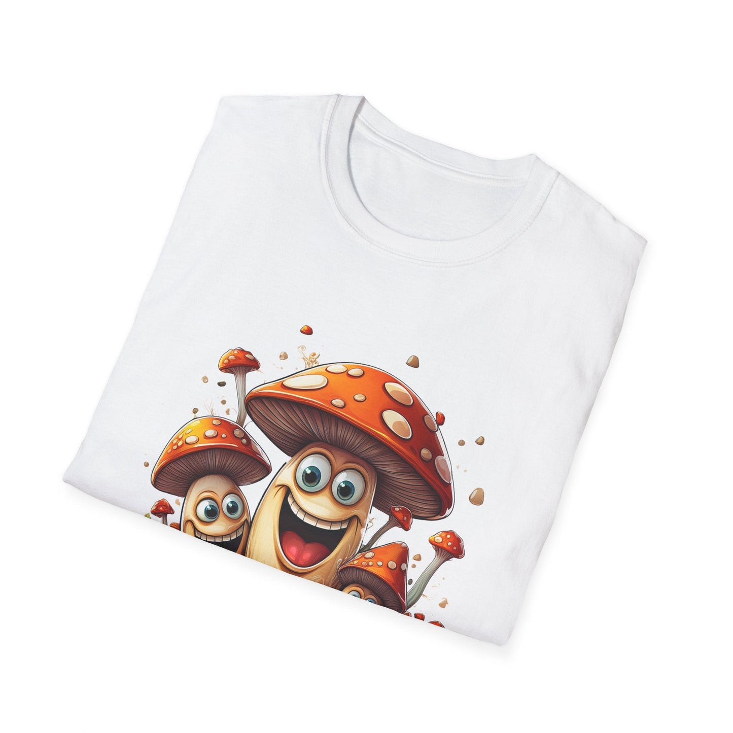 Mashroom Tee Shirt Unisex Funny Mashroom Design Softstyle 100 Percent Cotton Gildan