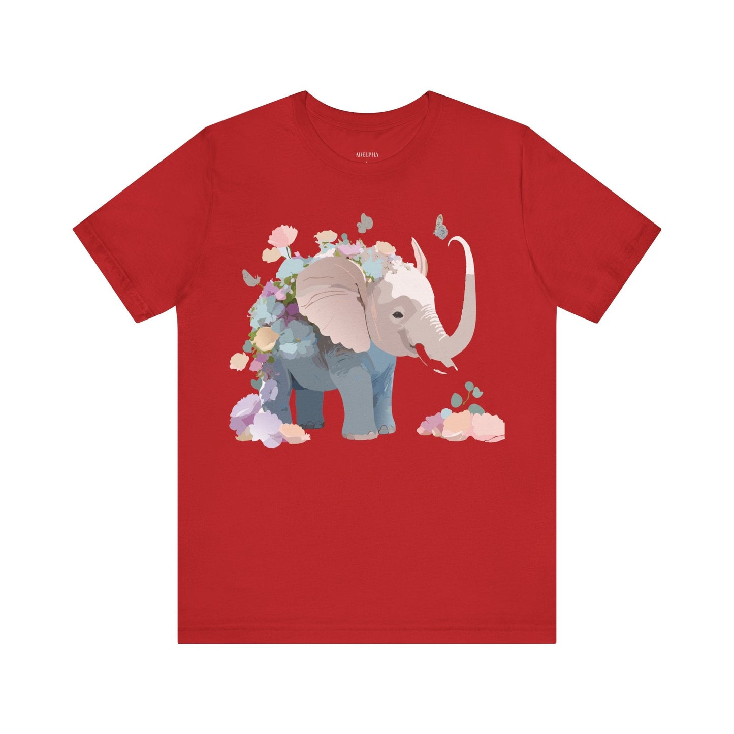 Elephant Graphic Tee Unisex Vintage Inspired Artwork Premium Adelpha Jersey Short Sleeve