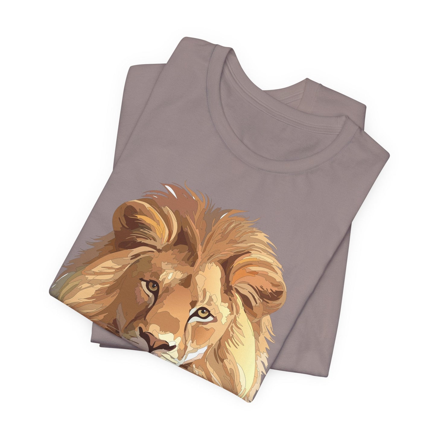 Unisex Animal Art Tee Shirt With Wild Animals Design Gildan 64000 Softstyle Cotton