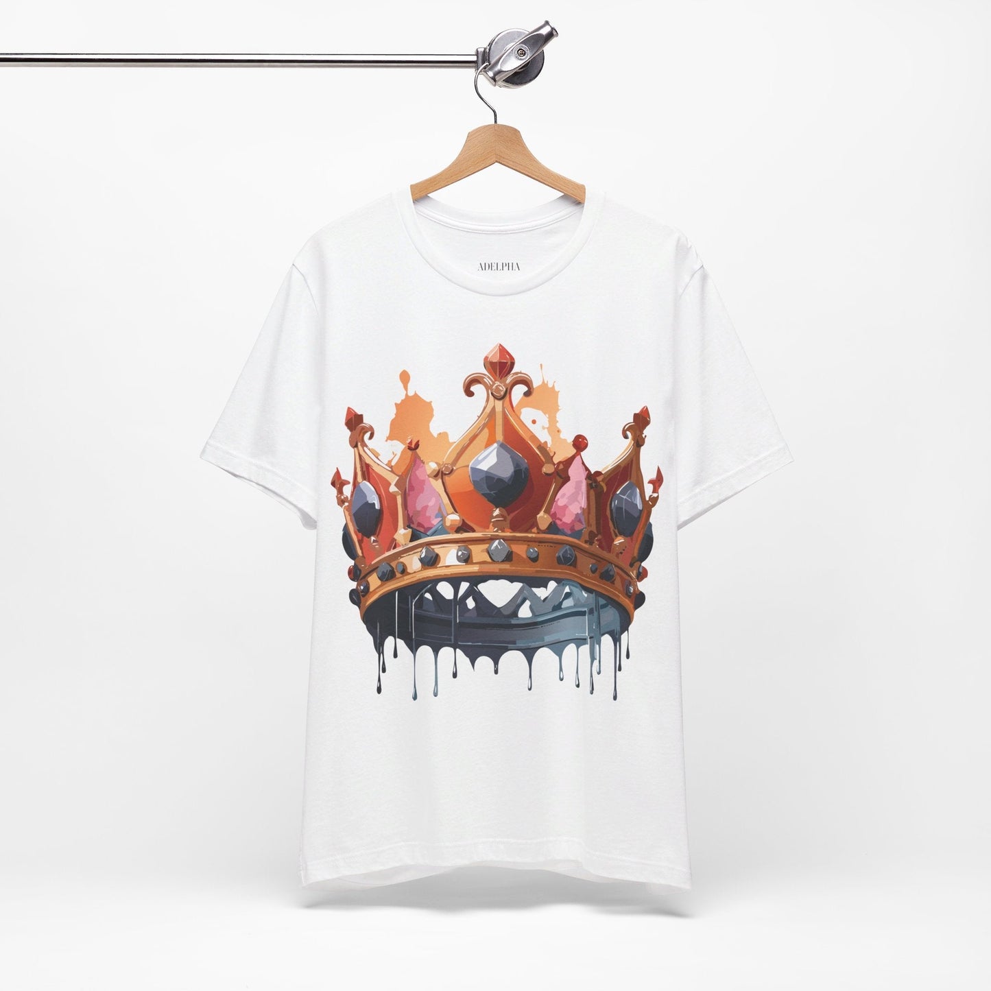 Crown Graphic Unisex 100 Cotton Vintage Artwork Tee 10